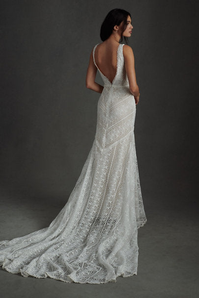 BHLDN Rish Lola Gown - Elegant Wedding Dress for Brides | Perfect for Beach, Garden & Formal Weddings