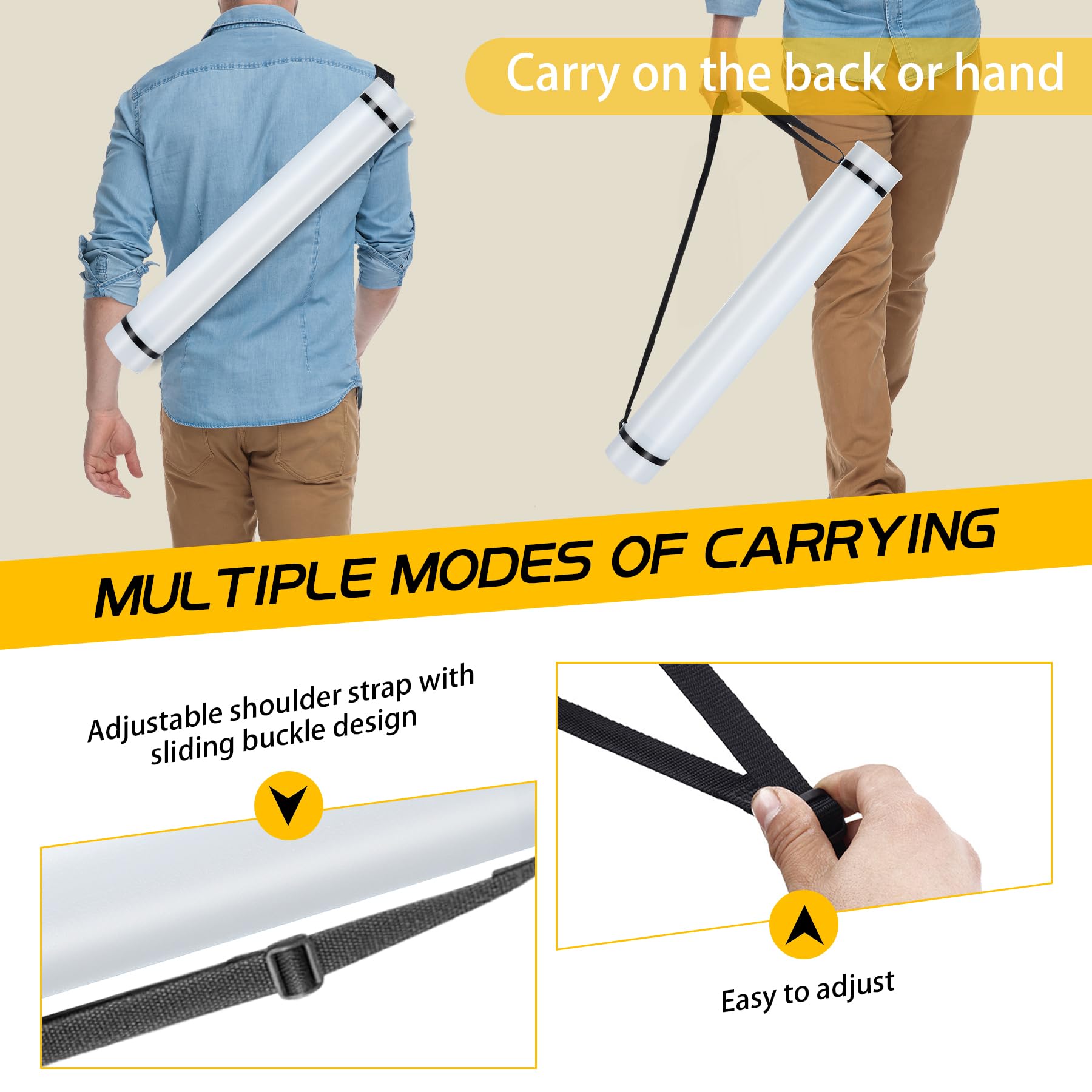 2-Pack Extendable Poster Tube (24.5