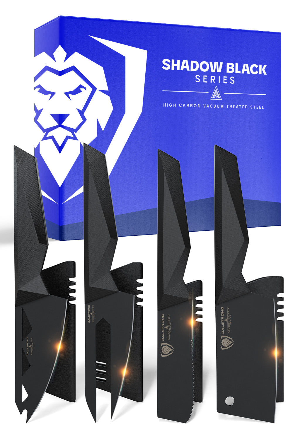Premium 4-Piece Cheese Knife Set - Shadow Black Series - NSF Certified - Dalstrong - Perfect for Cheese Boards, Charcuterie & Entertaining