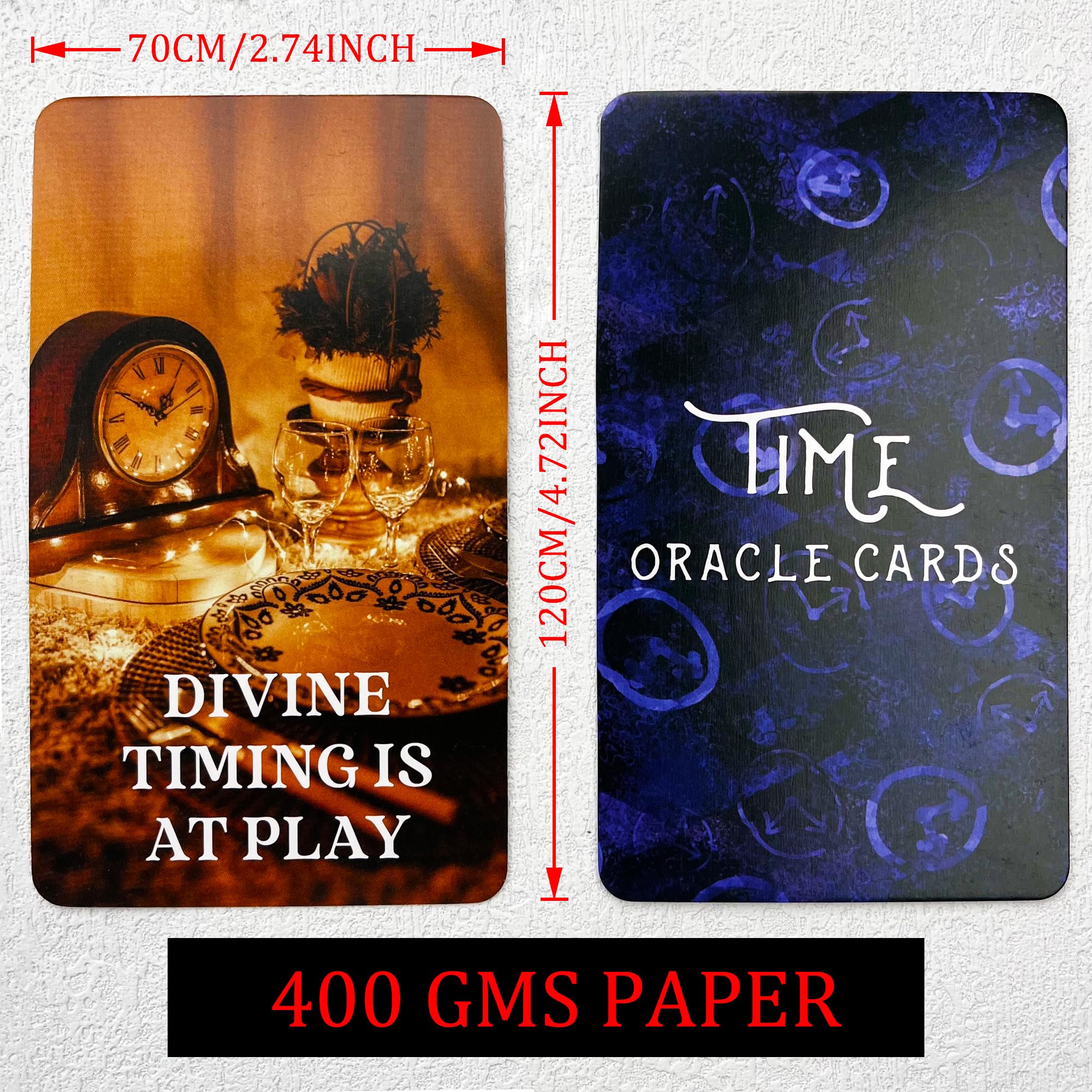 Soulme Time Oracle Cards Deck - Divine Timing Oracle Cards for Beginners | Answers to Timing Questions | Spiritual Guidance, Meditation & Self-Discovery Tool