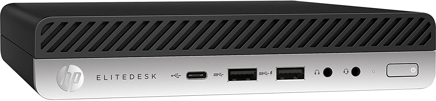 Renewed HP EliteDesk 800G3 Mini PC - Intel Core i5 Quad-Core, 16GB RAM, 1TB SSD, Windows 10 Pro - Includes Wireless Keyboard & Mouse - Compact Desktop Computer for Home Office, Business & Gaming