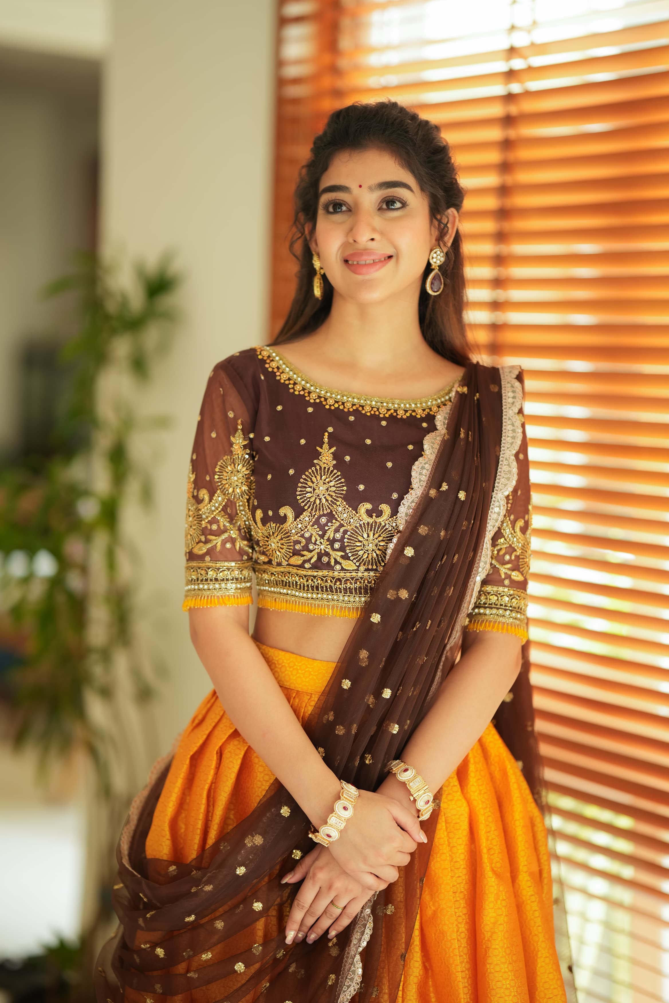 DD579 Premium Deepthi Bridal Lehenga - Elegant Indian Wedding Dress for Brides, Sangeet & Reception | Perfect for Traditional Ceremonies & Festive Occasions