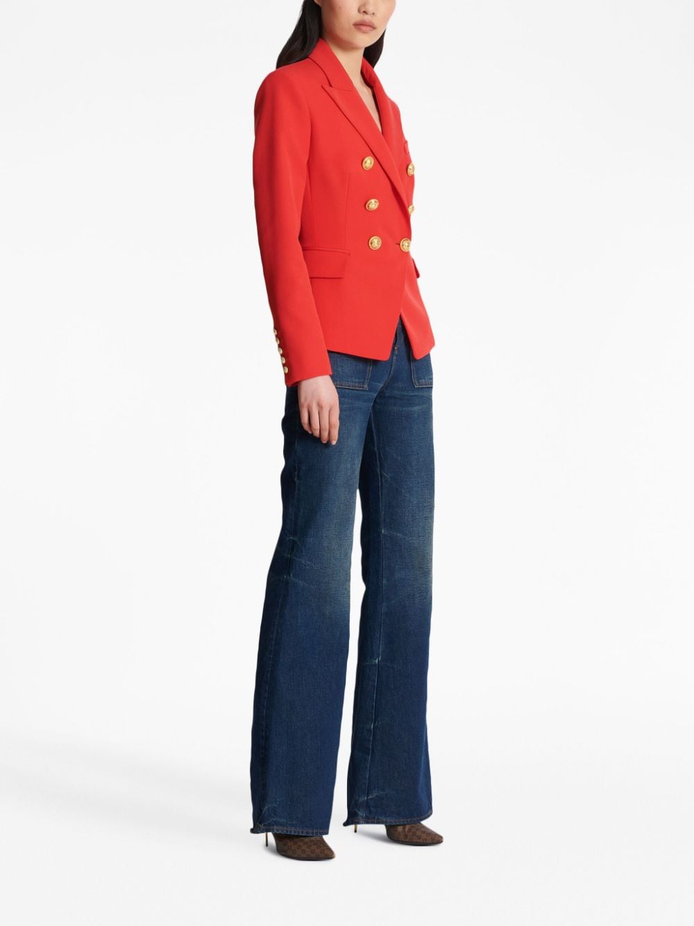 Balmain Red Jackets for Women - Luxury Designer Coats & Blazers | Perfect for Parties, Work & Evening Events