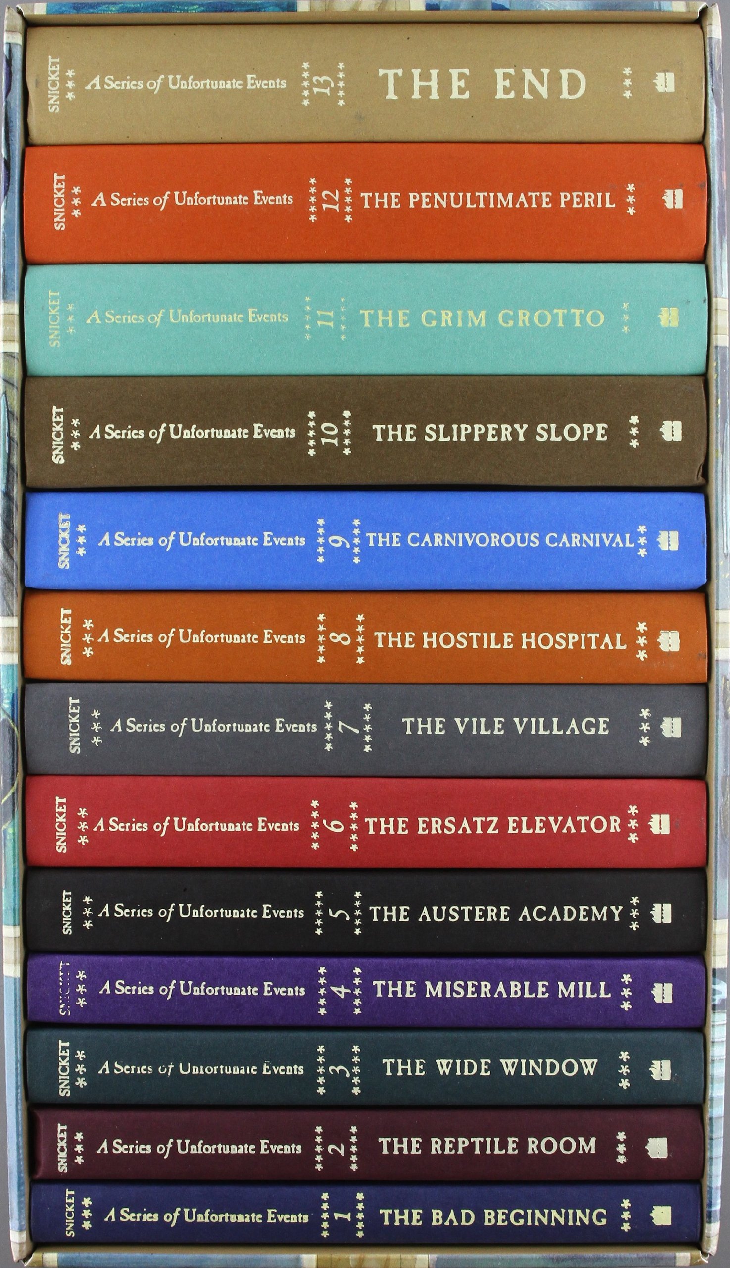 The Complete Series of Unfortunate Events Box Set - 13 Books Collection by Lemony Snicket | Perfect for Young Readers & Book Collectors | Great Gift for Kids & Teens