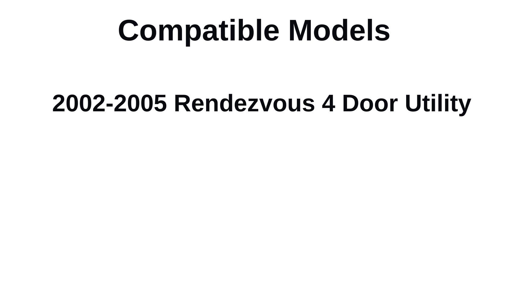 Buick Rendezvous 2002-2005 Driver Side Front Door Window Glass Replacement - OEM Fit & Quality - Perfect for Auto Glass Repair & Replacement Services