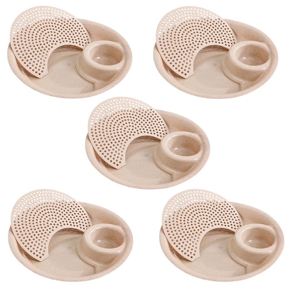 5-Piece Plastic Dumpling & Fruit Drainer Dish Set - Multipurpose Kitchen Colander for Draining, Serving & Storing - Perfect for Dumplings, Fruits, Vegetables & Pasta - Dishwasher Safe BPA-Free Kitchen Essential