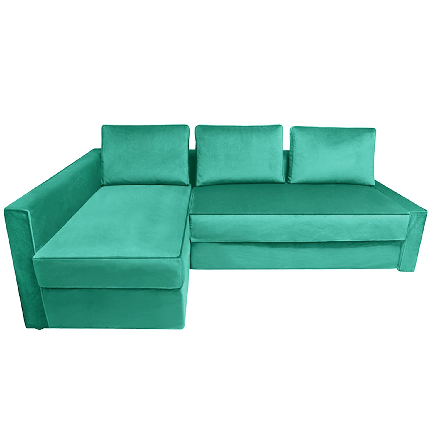 CRIUSJA Sofa Cover for IKEA Friheten Sleeper Sectional Couch - Left Chaise Design (2030-016) | Stretchable Slipcover with Cushion & Pillow Covers | Perfect for Living Room, Family Room & Home Theater Seating Protection
