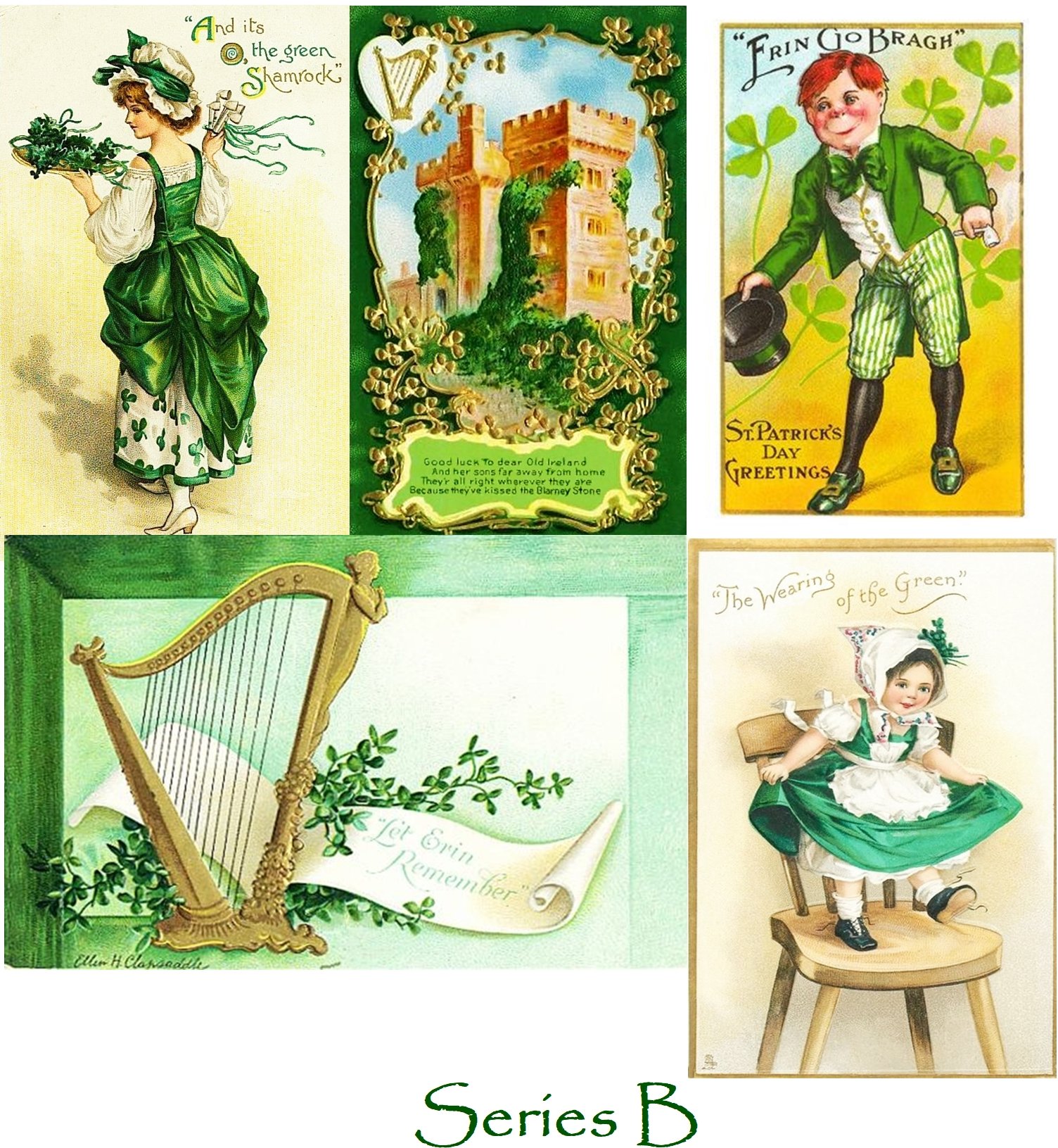 36 Pc St Patrick's Day Greeting Cards Set - Vintage Irish Design with Glitter Accents & Matching Envelopes - Perfect for Party Invitations, Classroom Activities, and Holiday Celebrations