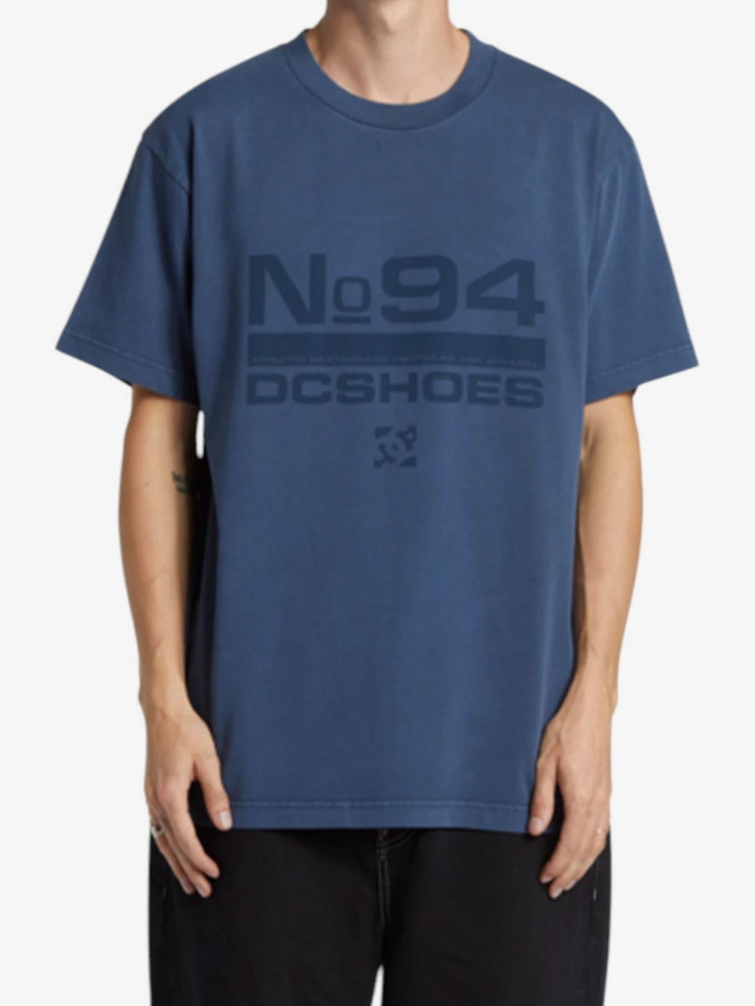 DC No 94 Navy Blue T-Shirt - Men's Casual Cotton Tee for Everyday Wear, Street Style & Fan Fashion