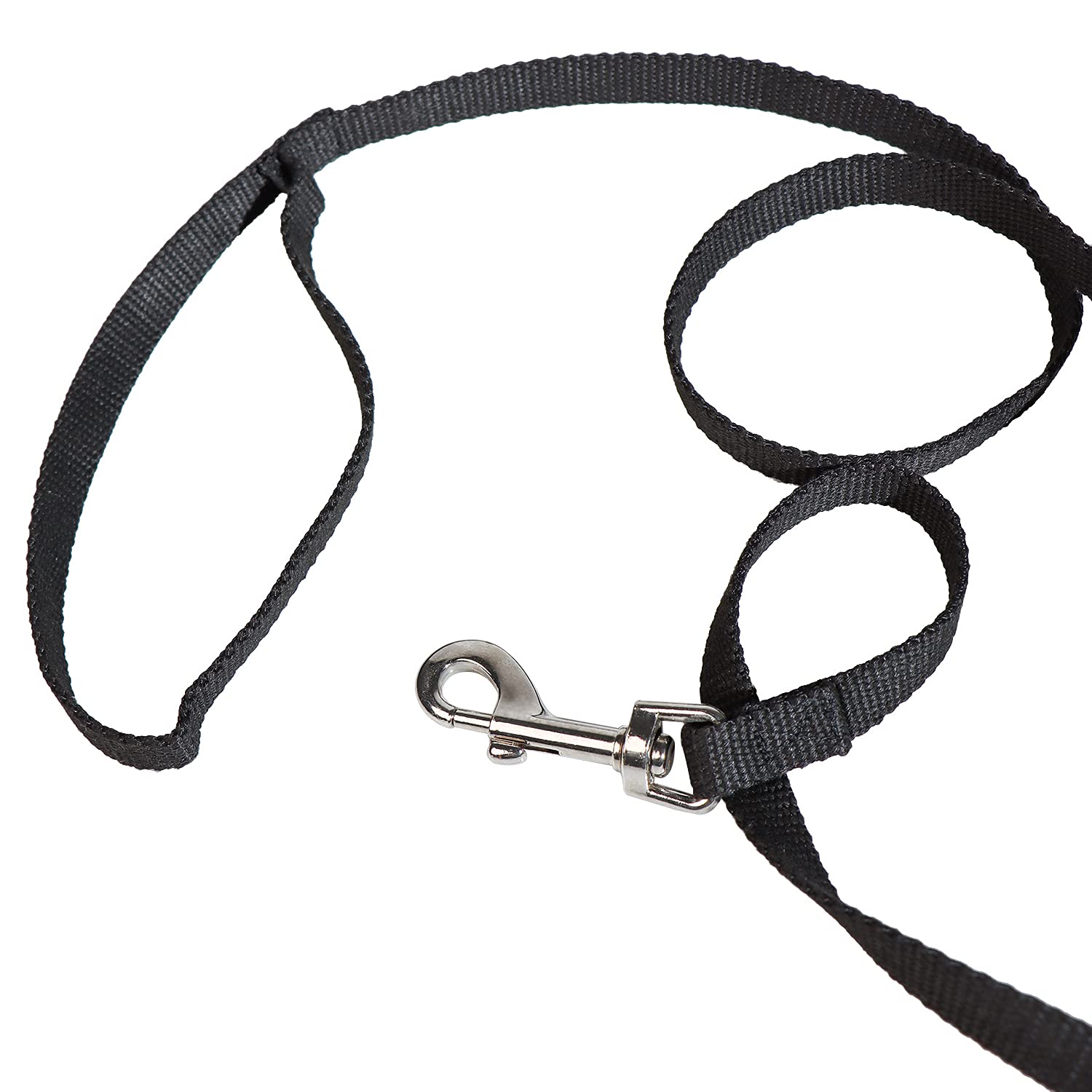 30-Foot Long Dog Leash for Small Medium Large Dogs - Durable Training Leash for Outdoor Obedience, Recall Training, Camping & Backyard Use (Black)
