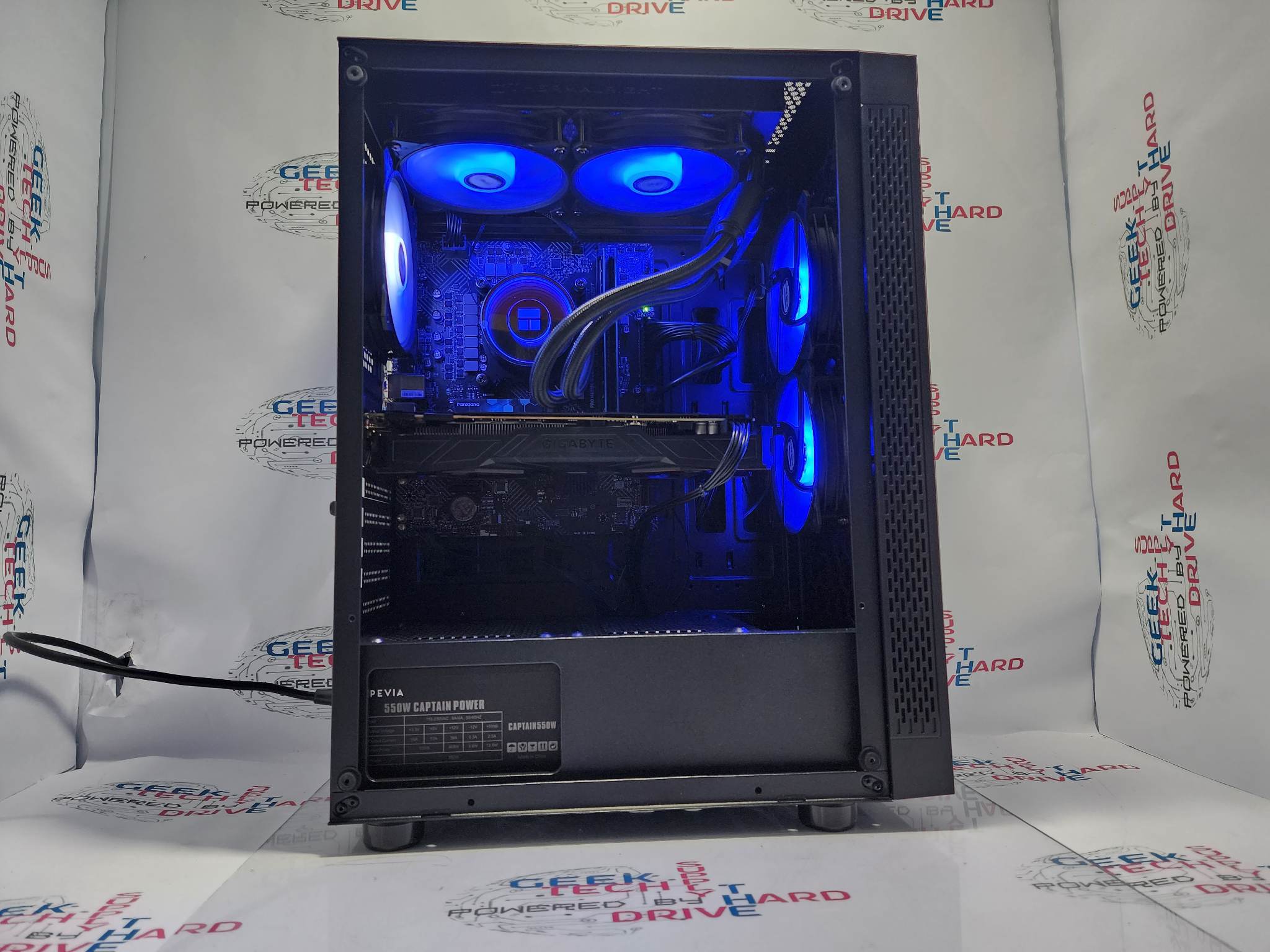 Optillusion H7 Gaming PC - Intel i7 Processor, NVIDIA RTX 4070, 1TB SSD, RGB Lighting, Liquid Cooling, WiFi - High Performance Desktop Computer for Gaming, Streaming & Content Creation
