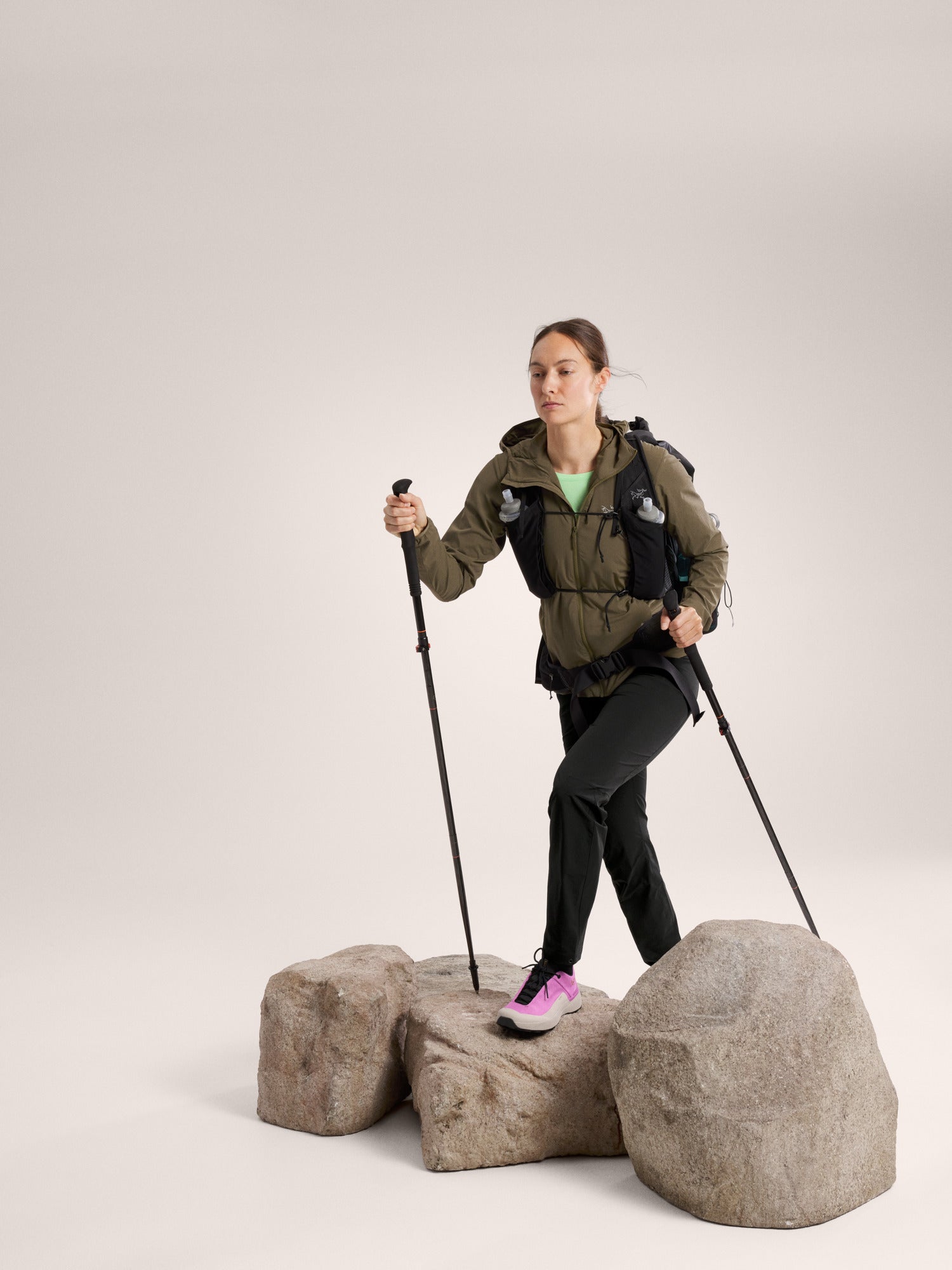 Women's Atom SL Hoody - Lightweight Water-Resistant Jacket for Hiking, Running & Outdoor Adventures | X000009511