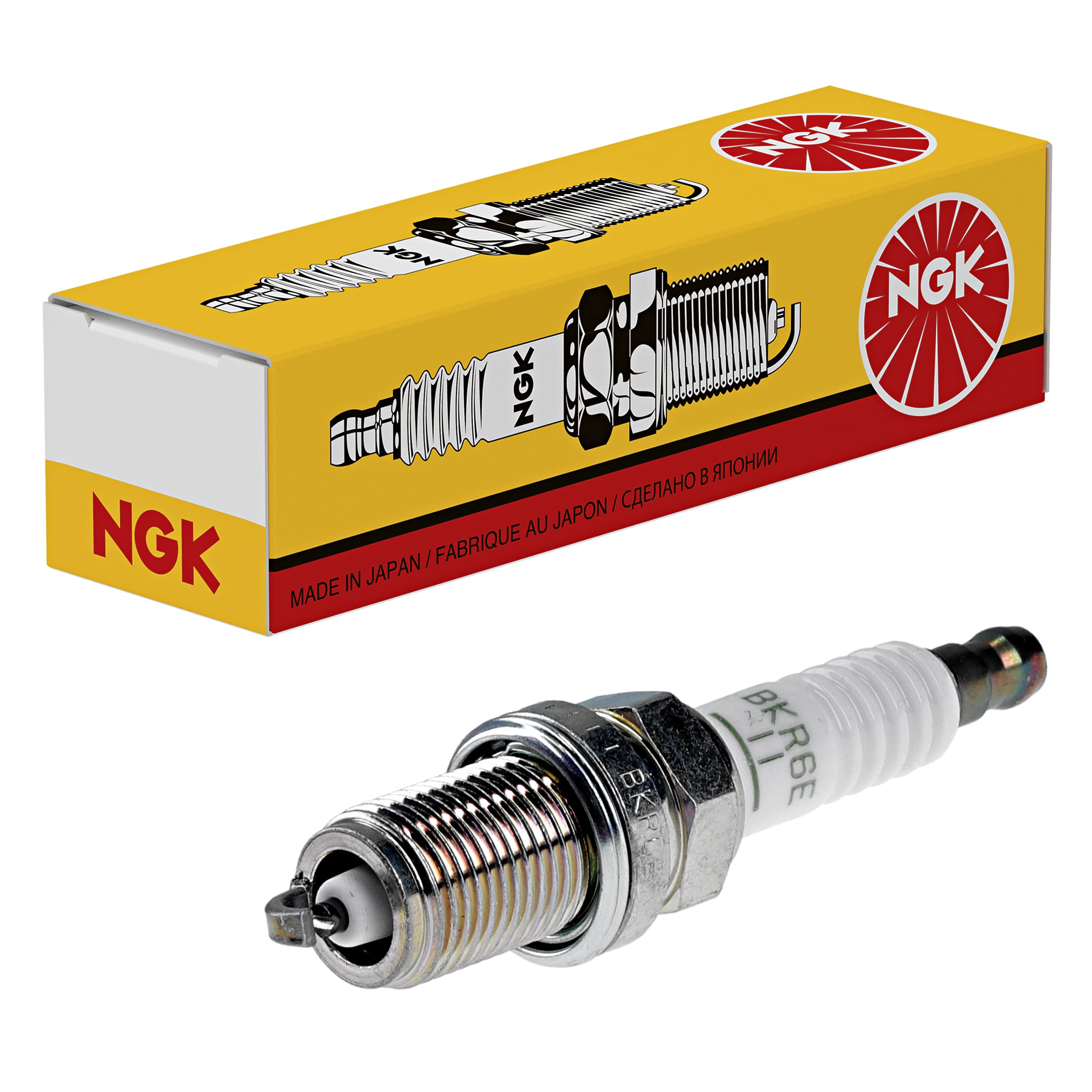 NGK 2756 BKR6E-11 Power Spark Plug - High Performance Copper Core Spark Plug for Cars, Trucks & SUVs - Improves Engine Performance & Fuel Efficiency - Perfect for Daily Commuting & Road Trips