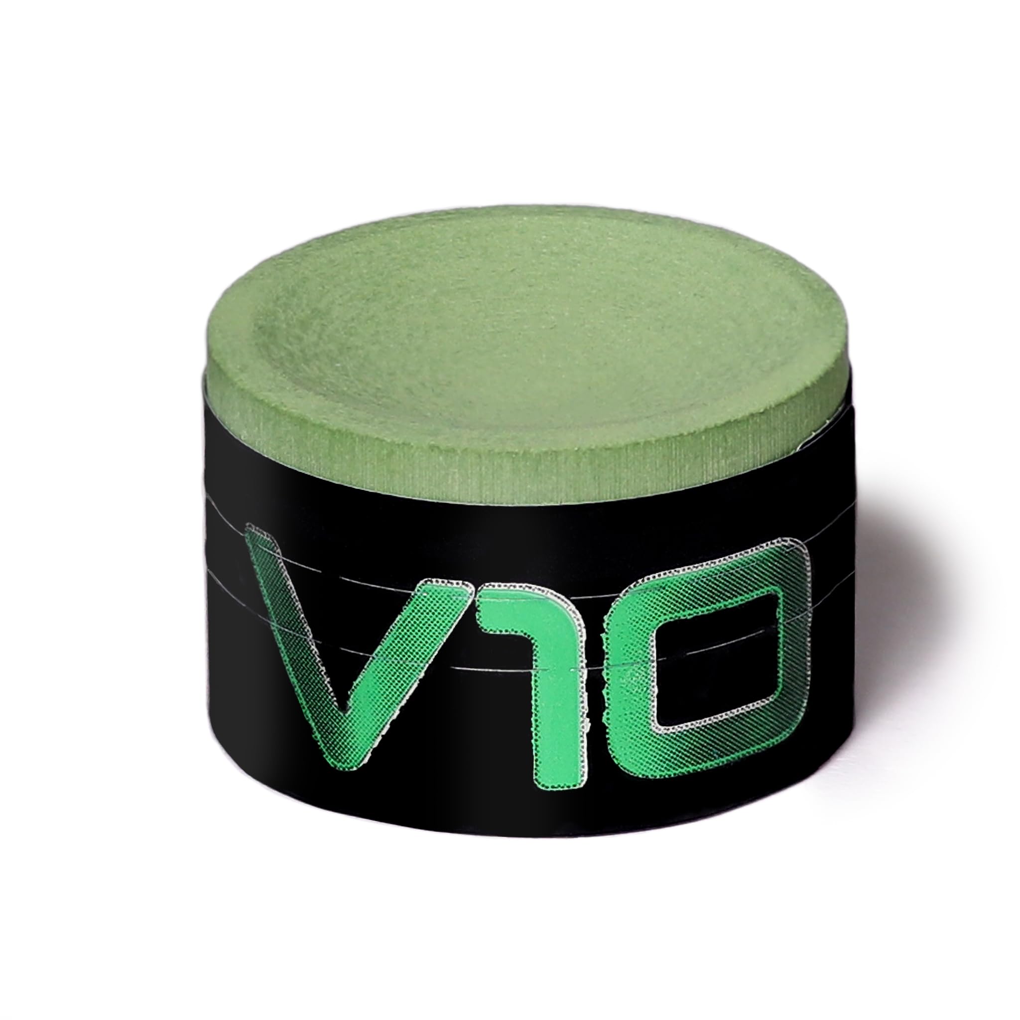 Premium Taom V10 Billiard Pool Cue Chalk - High-Performance Green Chalk with Holder | Perfect for Professional & Home Pool Tables, Snooker, and Billiards Practice