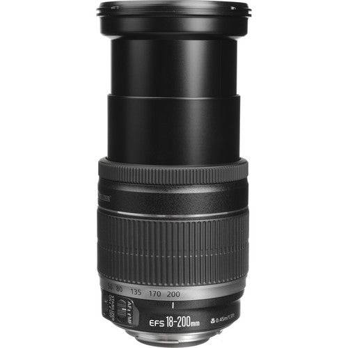 Canon EF-S 18-200mm f/3.5-5.6 IS Zoom Lens for DSLR Cameras - Perfect for Travel, Wildlife & Portrait Photography