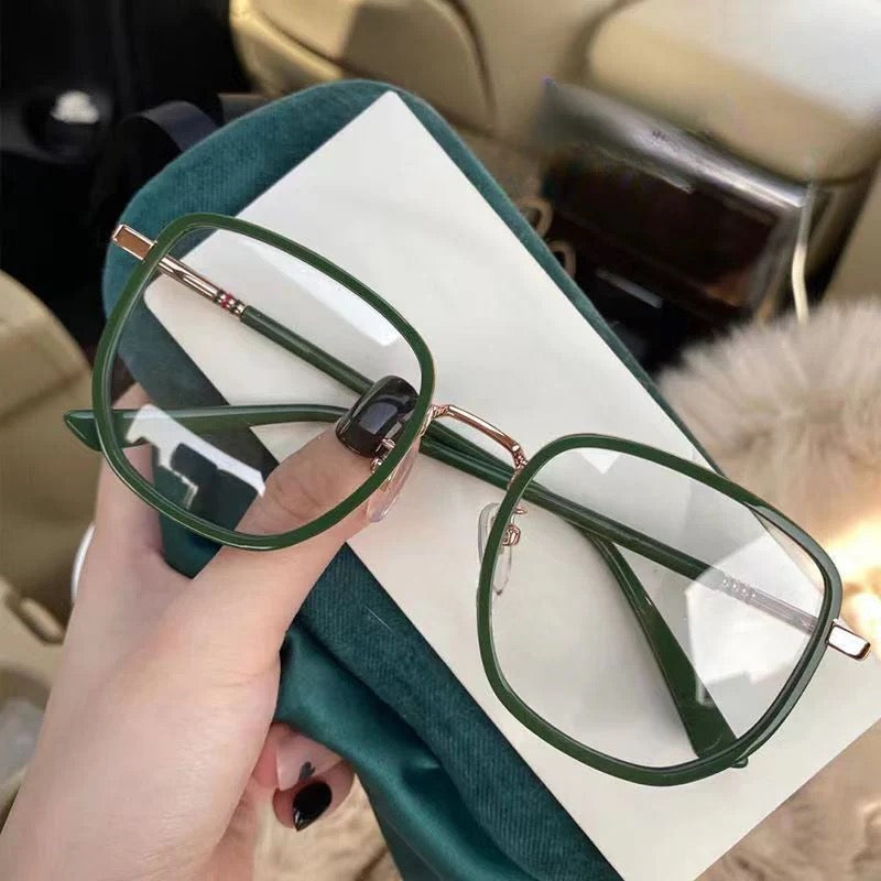 Stylish Square Frame Glasses for Men & Women - Trendy Eyewear for Reading, Driving & Fashion Accessories | Perfect for Office, Outdoors & Daily Use