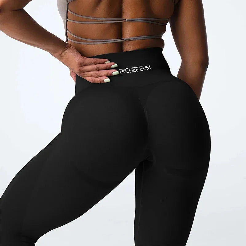 Pchee Bum Contour Seamless Leggings for Women - Booty Lifting Scrunch Yoga Pants with Stretchy Soft Fabric for Workouts, Gym & Sports | Perfect for Yoga, Running & Everyday Wear