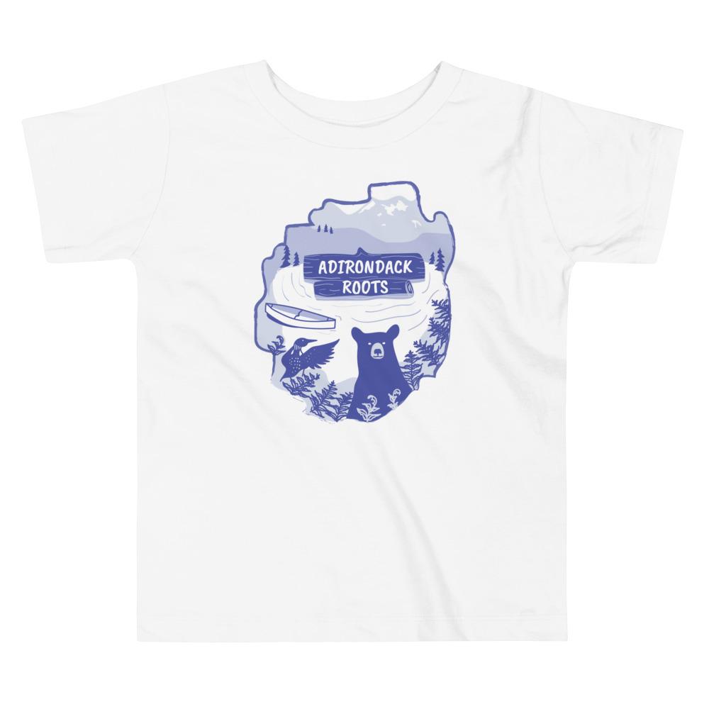 ADK Roots Toddler T-Shirt - Soft Cotton Kids Tee for Boys & Girls - Perfect for Playdates, School & Outdoor Adventures