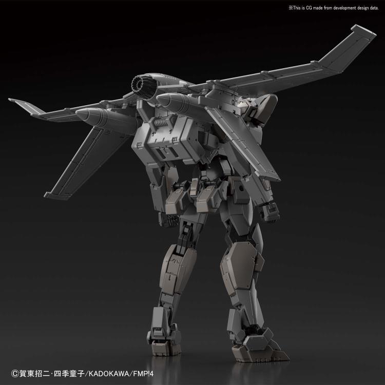 Bandai 1/60 Full Metal Panic: Invisible Victory ARX-7 Arbalest Ver.IV with XL-2 Booster Model Kit - Anime Action Figure for Collectors & Display - Perfect for Gundam Fans & Mecha Enthusiasts