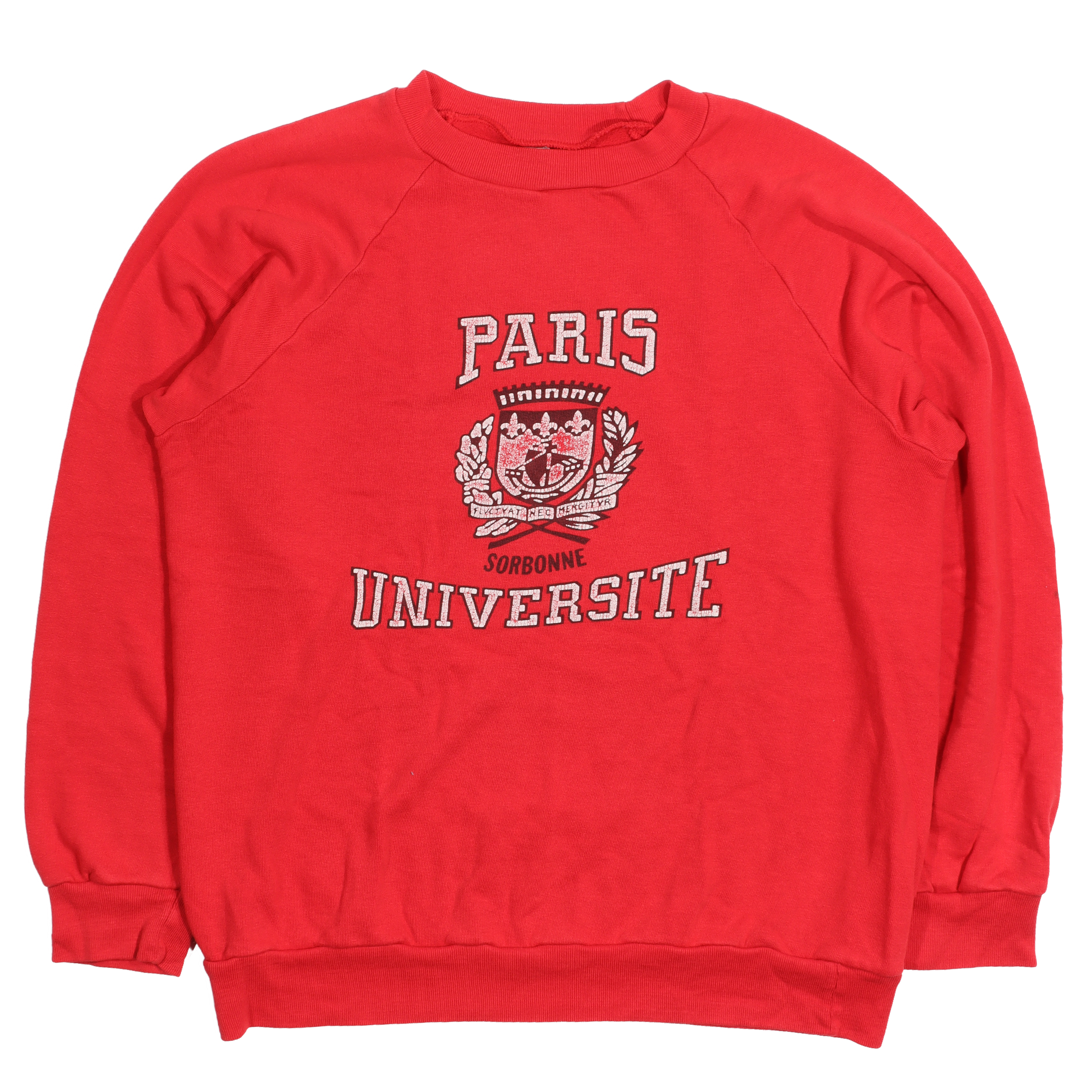Vintage 1970s Paris University Crewneck Sweatshirt - Retro French College Sweater for Men & Women - Perfect for Casual Wear, Street Style and Retro Fashion Outfits
