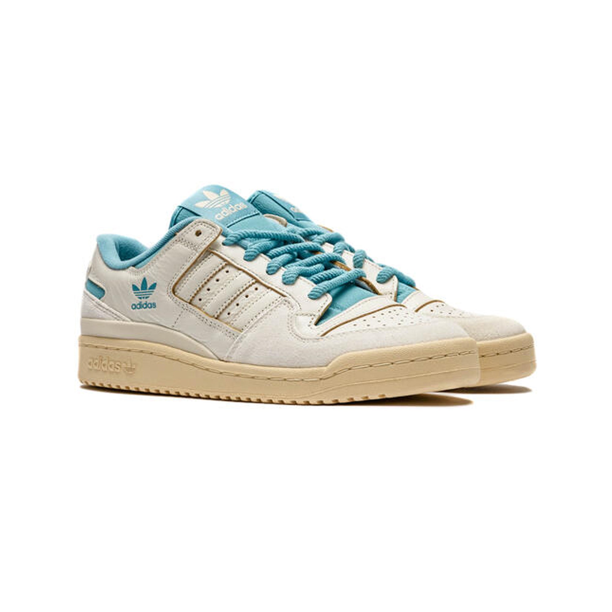 Adidas Forum 84 Low CL Sneakers - Off White Preloved Blue (2023) | Vintage-Inspired Athletic Shoes for Casual Wear & Street Style Fashion