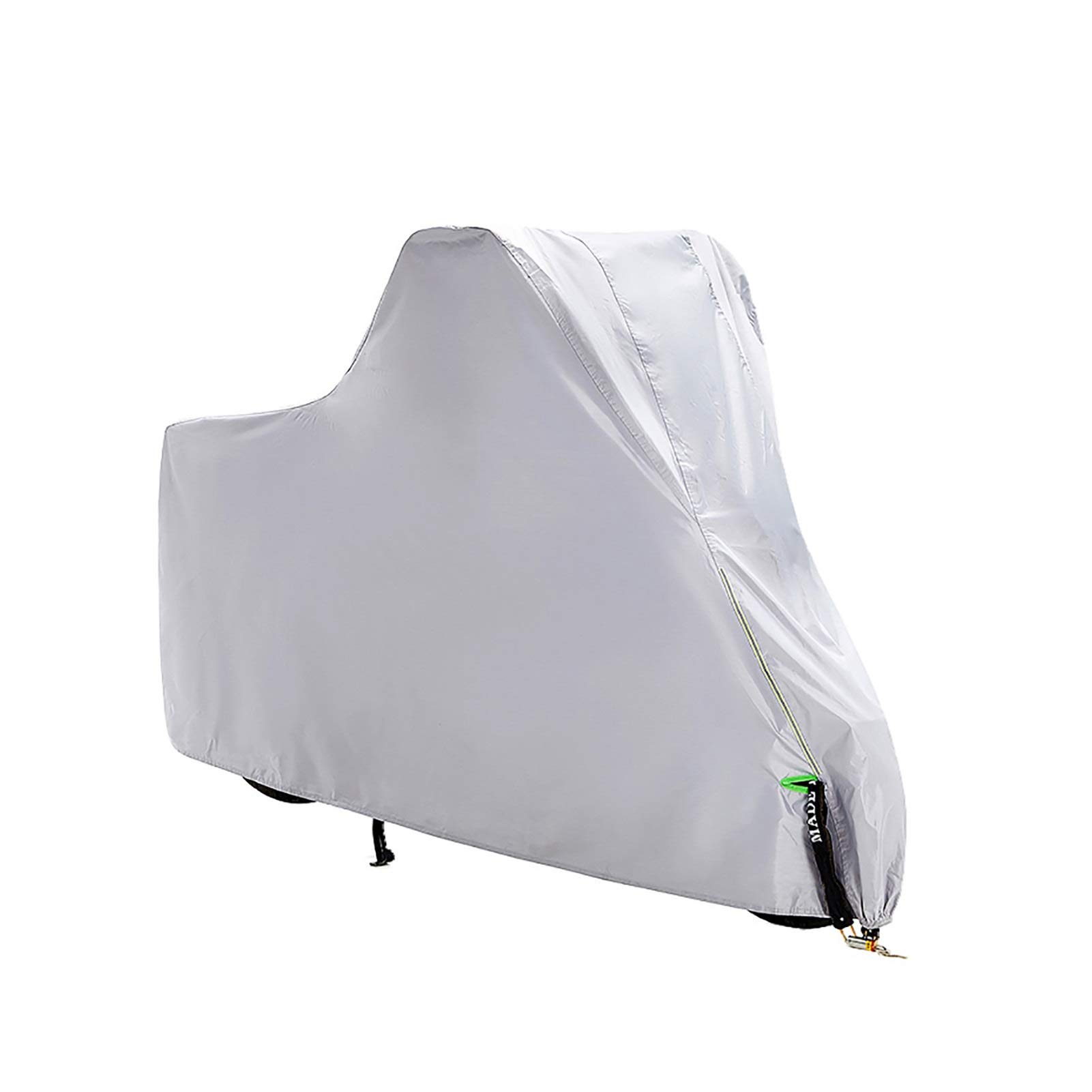 Motorcycle Cover for Honda H12 - Waterproof Oxford Fabric Scooter Cover with Reflective Strips, Lock Holes & Storage Bag - All-Weather Protection for Outdoor Parking, Travel & Storage (Black/Grey)