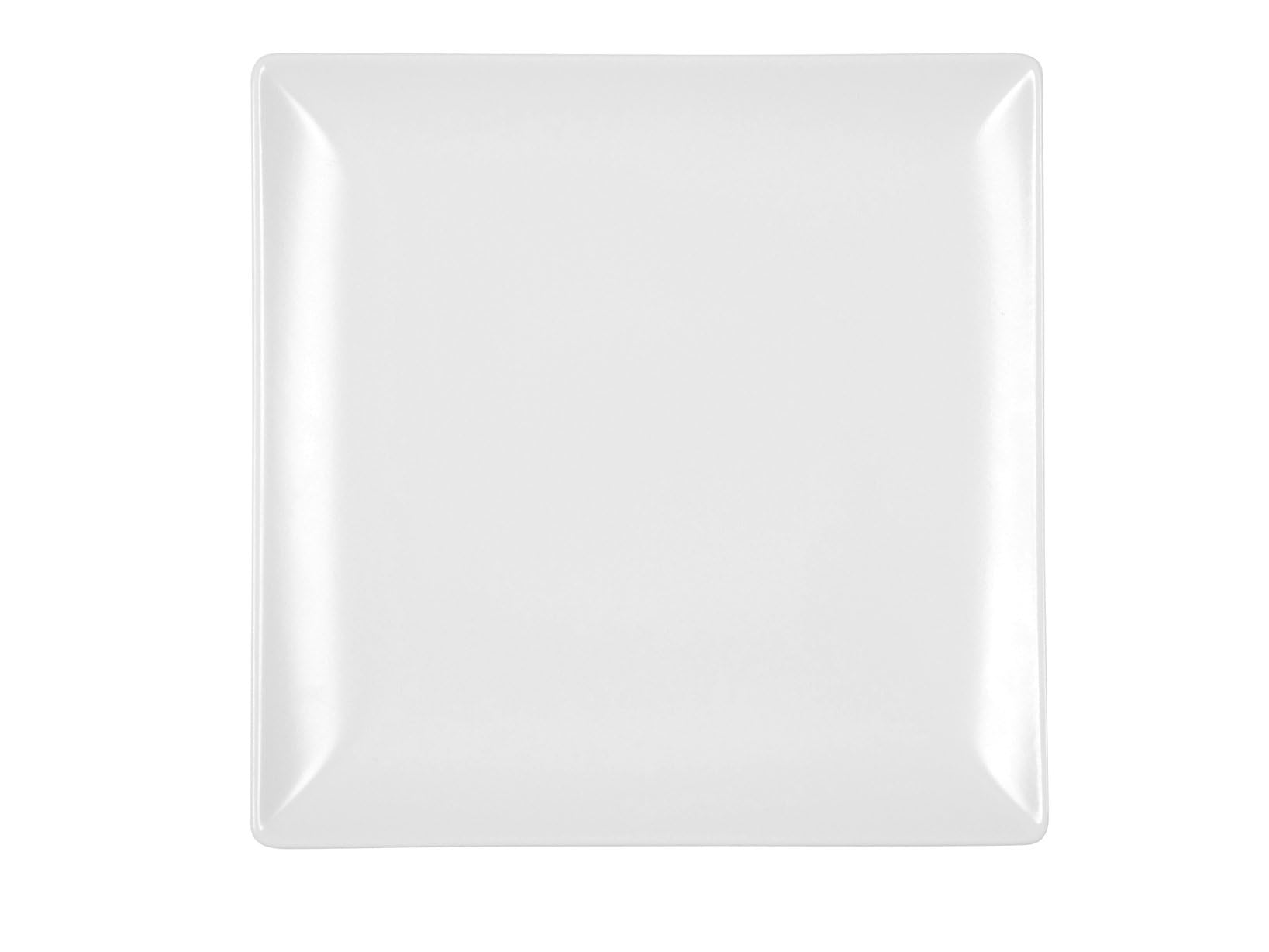 Premium H&H Ceramic Flat Plates Set - Durable Stoneware Dinner Plates in Classic White for Everyday Dining & Entertaining