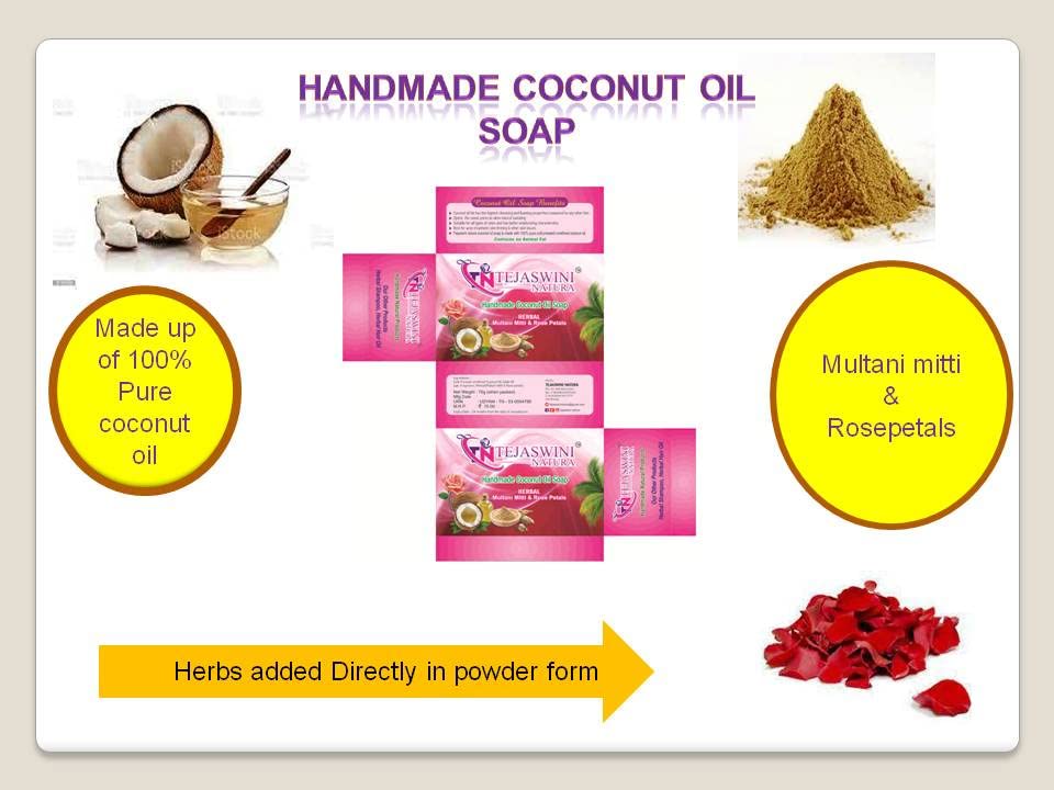 Tejaswini Natura Handmade Coconut Oil Soap - Eco-Friendly Combo Pack of 3 Bars (3x75g) | Organic Skincare for Dry Skin, Face & Body Cleansing | Perfect for Daily Use, Gifts & Eco-Conscious Living