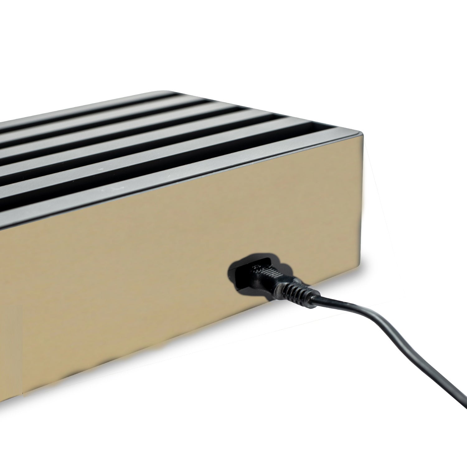 ALLDOCK Classic FAMILY Aluminum Gold & Black - Premium Charging Station for Multiple Devices - Perfect for Home, Office, and Travel Use