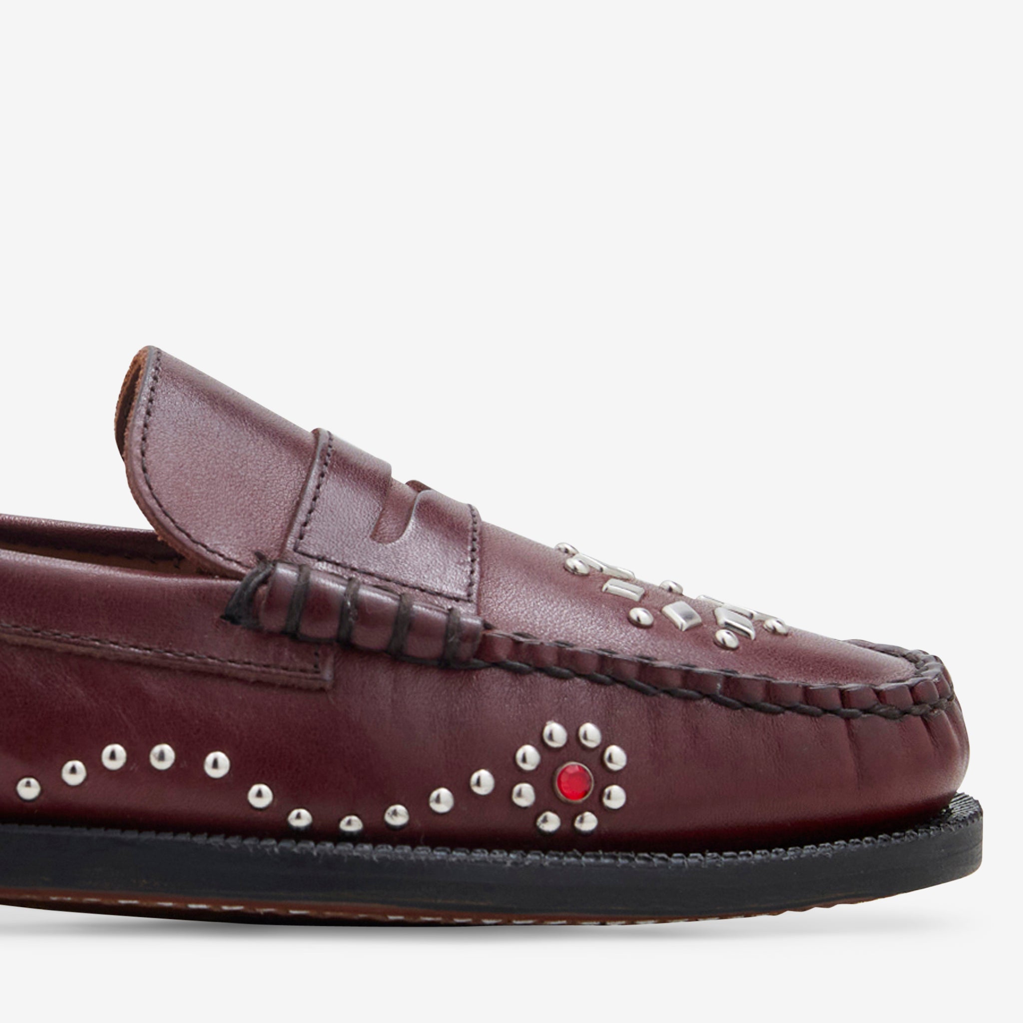 Women's Dandette Studs Dark Brown Leather Boots - Stylish & Comfortable for Casual Outfits, Work & Night Out
