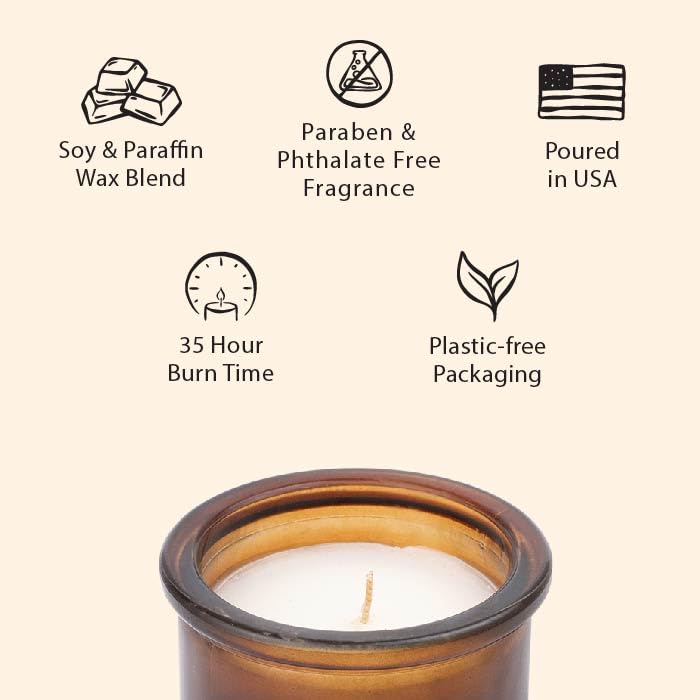Northern Lights Candles - Dark Rum & Oak Scented Spirit Candles for Meditation, Relaxation & Home Decor - Premium Soy Wax Aromatherapy Candles for Cozy Evenings & Spiritual Practices