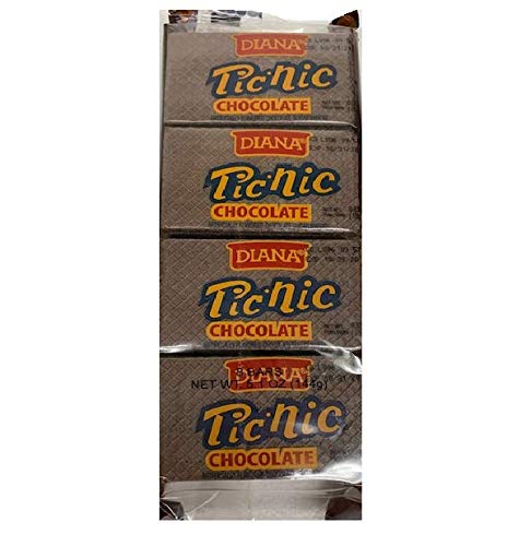DIANA Chocolate Wafers from El Salvador - 144g Pack | Perfect for Snacking, Picnics & Lunchboxes