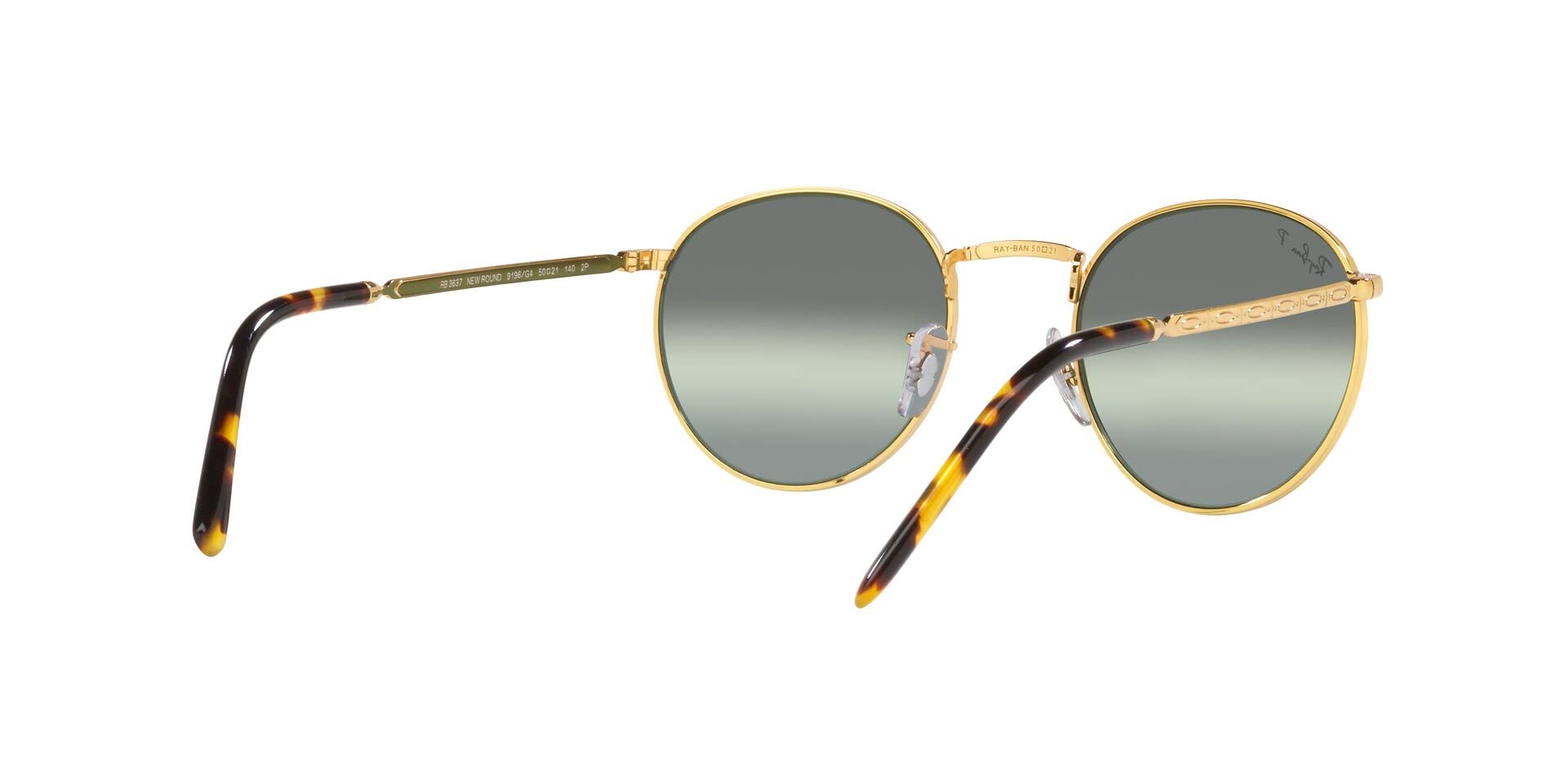 Ray-Ban RB3637 Round Sunglasses for Men & Women - Classic Polarized UV Protection Lenses - Perfect for Driving, Beach & Outdoor Activities