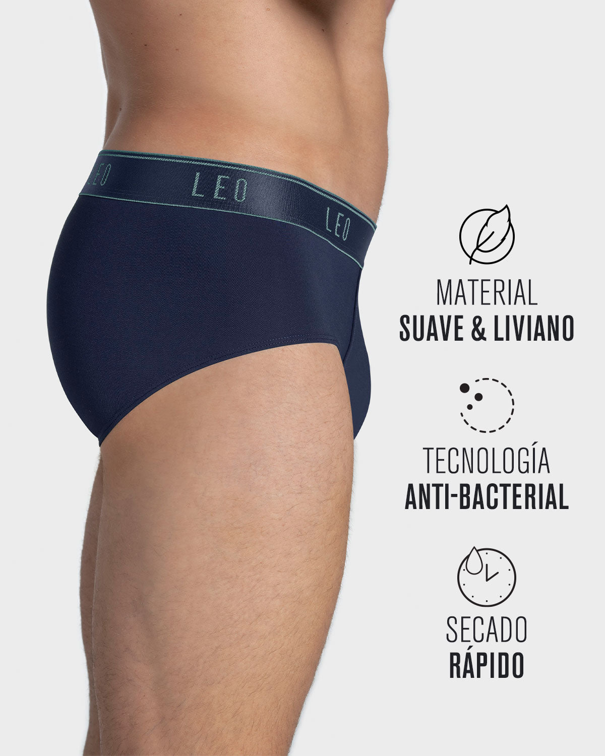 Breathable Microfiber Men's Underwear with Ergonomic Pouch Support - Perfect for Gym, Travel & Everyday Comfort