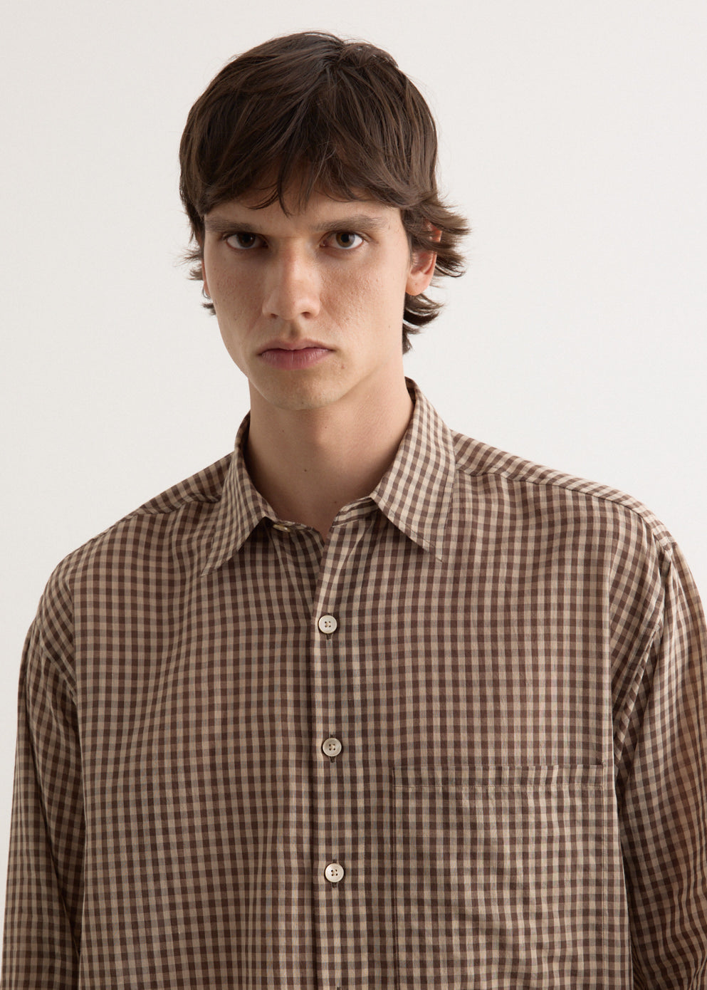 Breathable Lightweight Cotton Plaid Oversized Shirt for Women - Perfect for Casual Outings, Layering & Summer Comfort