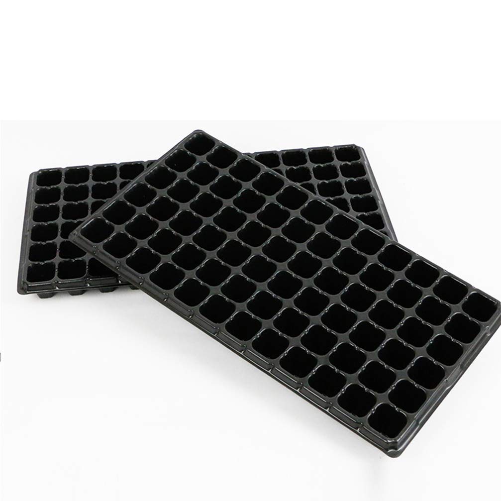DOITOOL 10PCS 72-Hole Seed Starter Trays - Gardening & Bonsai Plant Growing Kit for Indoor/Outdoor Use
