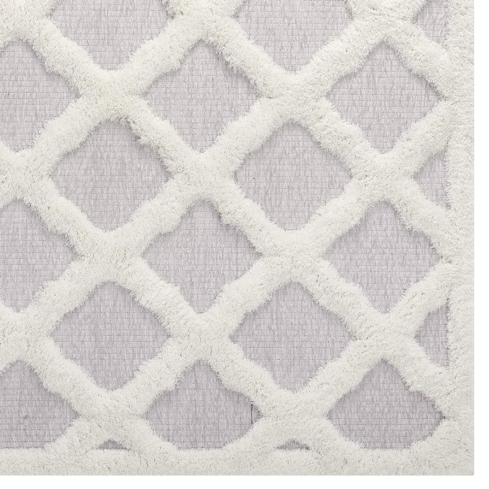 Modern Contemporary Urban Living Area Rug - Soft Fabric Floor Carpet for Lounge & Living Room - Multi-Tone Gray Home Decor (Perfect for Apartments, Dorms & Cozy Spaces)