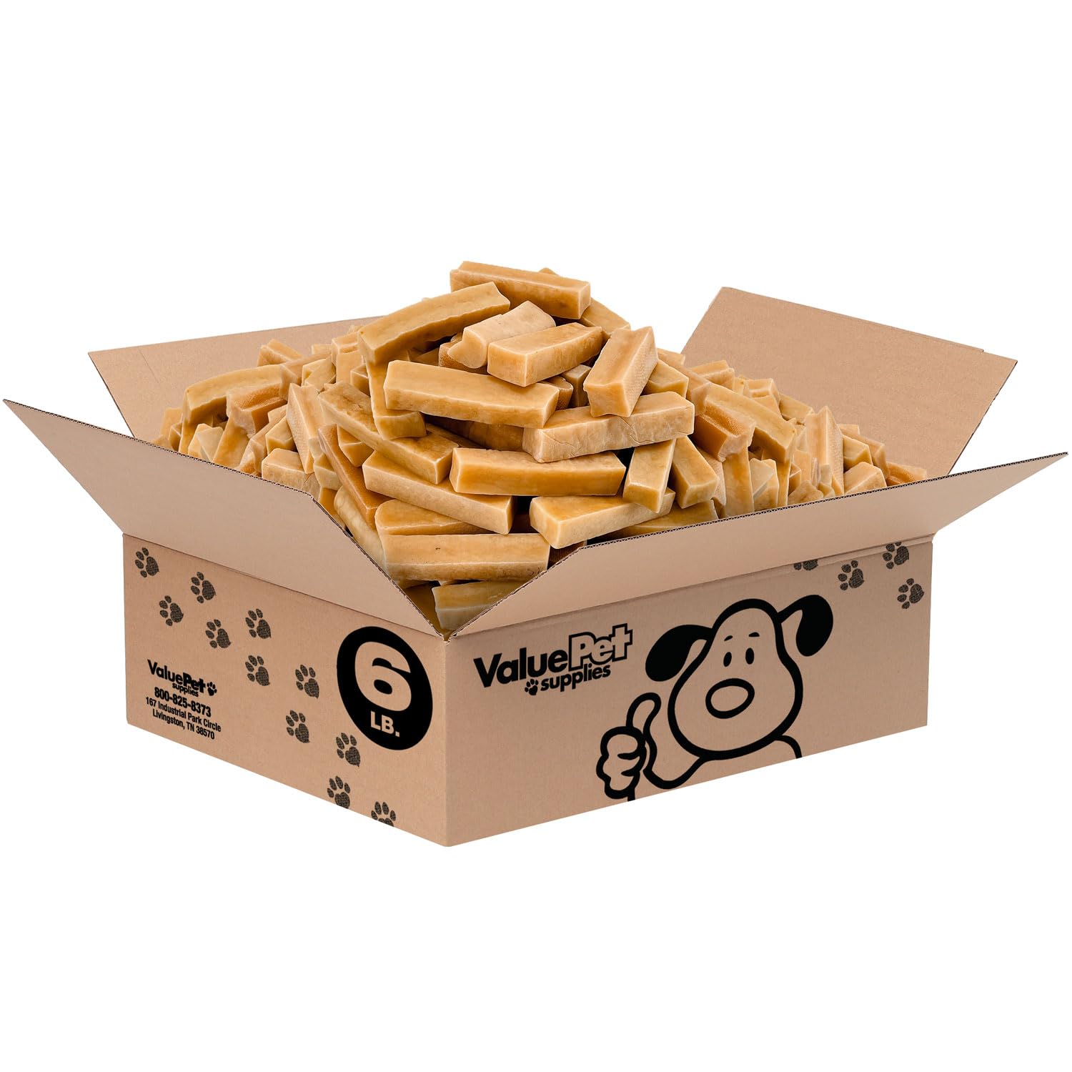 Himalayan Yak Cheese Dog Chews - All Natural, Long-Lasting Treats for Aggressive Chewers | 6 lb Bulk Pack | Healthy, Low Odor Yak Milk Chews from Nepal | Perfect for Training, Dental Health & Strong Chewers