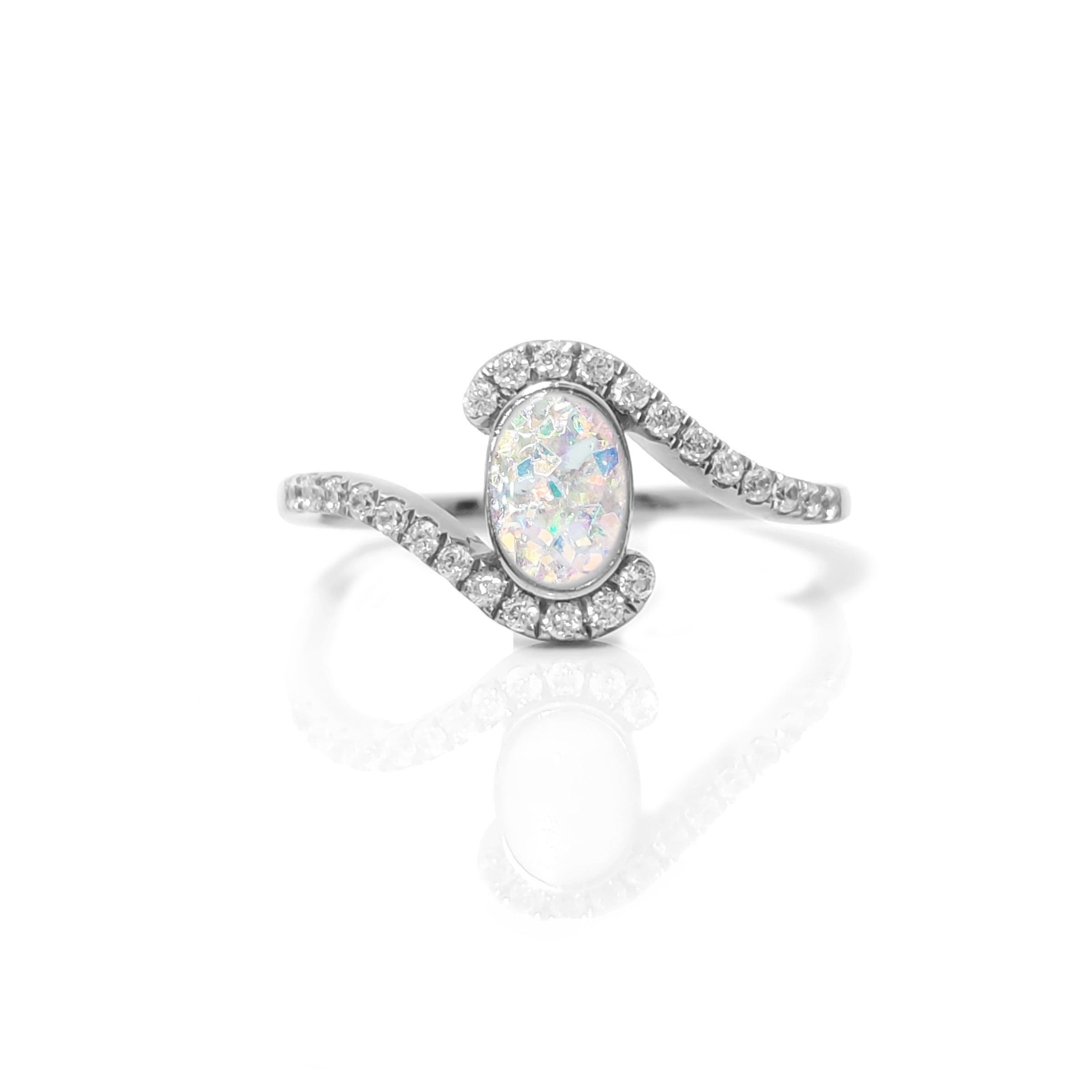 Boundless Love Memorial Ashes Ring - Handcrafted Keepsake Jewelry for Cremation Ashes - Perfect for Remembrance & Memorial Gifts