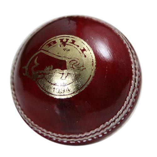 Bull Supreme Cricket Ball - Professional Grade Leather Cricket Ball for Matches & Practice | Perfect for Outdoor Sports, Training, and Competitive Play