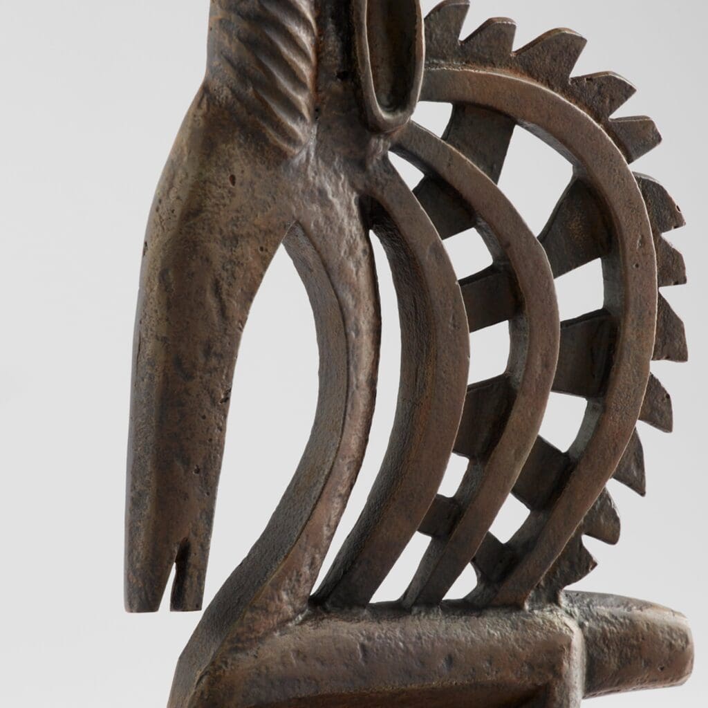 Cyan Design 11671 Antelope Chi Wara Rustic Wooden Sculpture - Handcrafted African Tribal Home Decor for Living Room, Office & Gift Giving