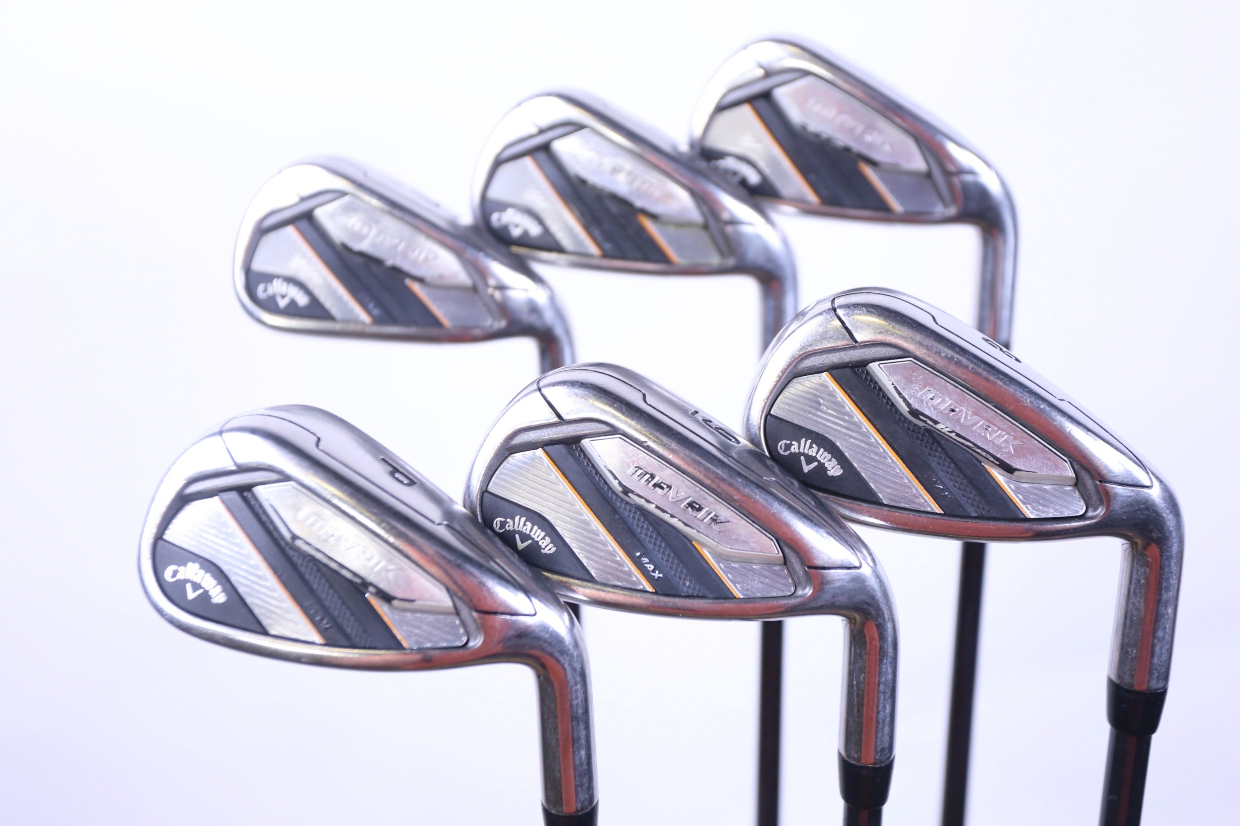 Used Callaway Mavrik Max Iron Set 5-PW Right Handed Regular Flex Golf Clubs for Men - Perfect for Mid-Handicap Players on the Course
