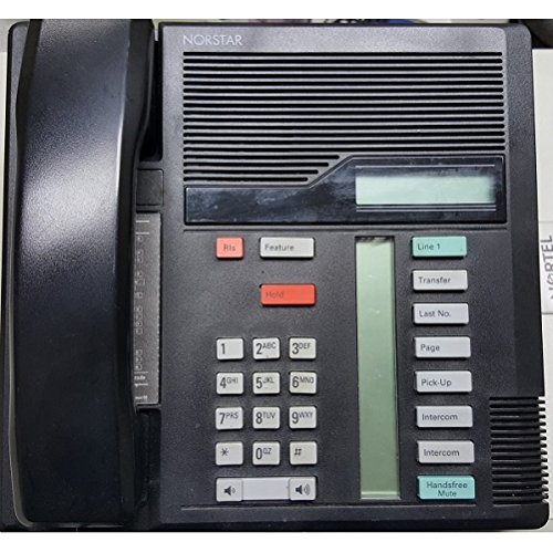 Refurbished Norstar M7208 Black Business Phone - Reliable Office Communication for Small Businesses & Call Centers