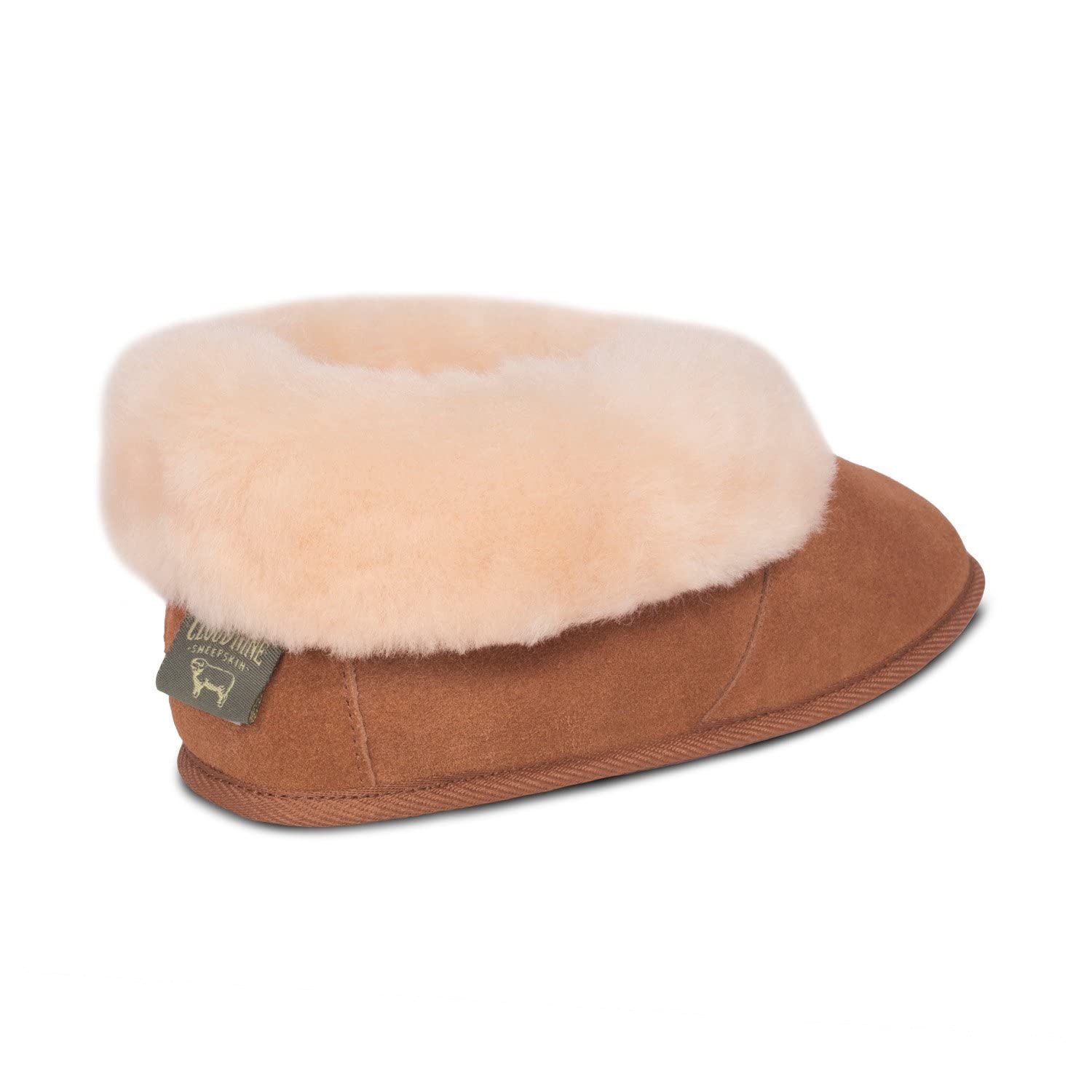 Women's Sheepskin Ankle Bootie Slippers - Cozy Indoor & Outdoor House Shoes for Winter Comfort - Perfect for Lounging, Relaxing & Keeping Feet Warm at Home