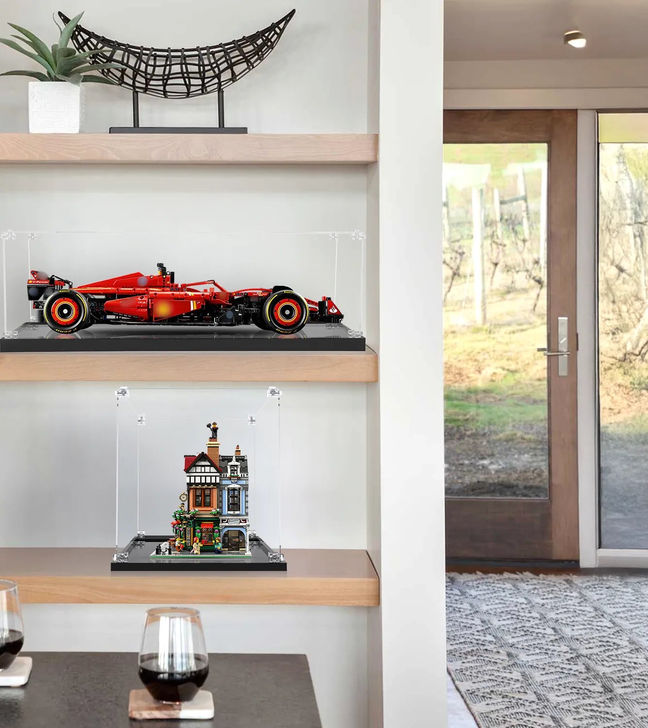 LEGO® Icons Tudor Corner 10350 Display Case - Premium Acrylic Showcase for LEGO Building Set - Perfect for Home Decoration, Office Display & Collector's Showcase