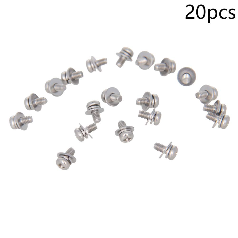 M2.5x5mm 304 Stainless Steel Screws 20PCS - Cabinet & Drawer Hardware