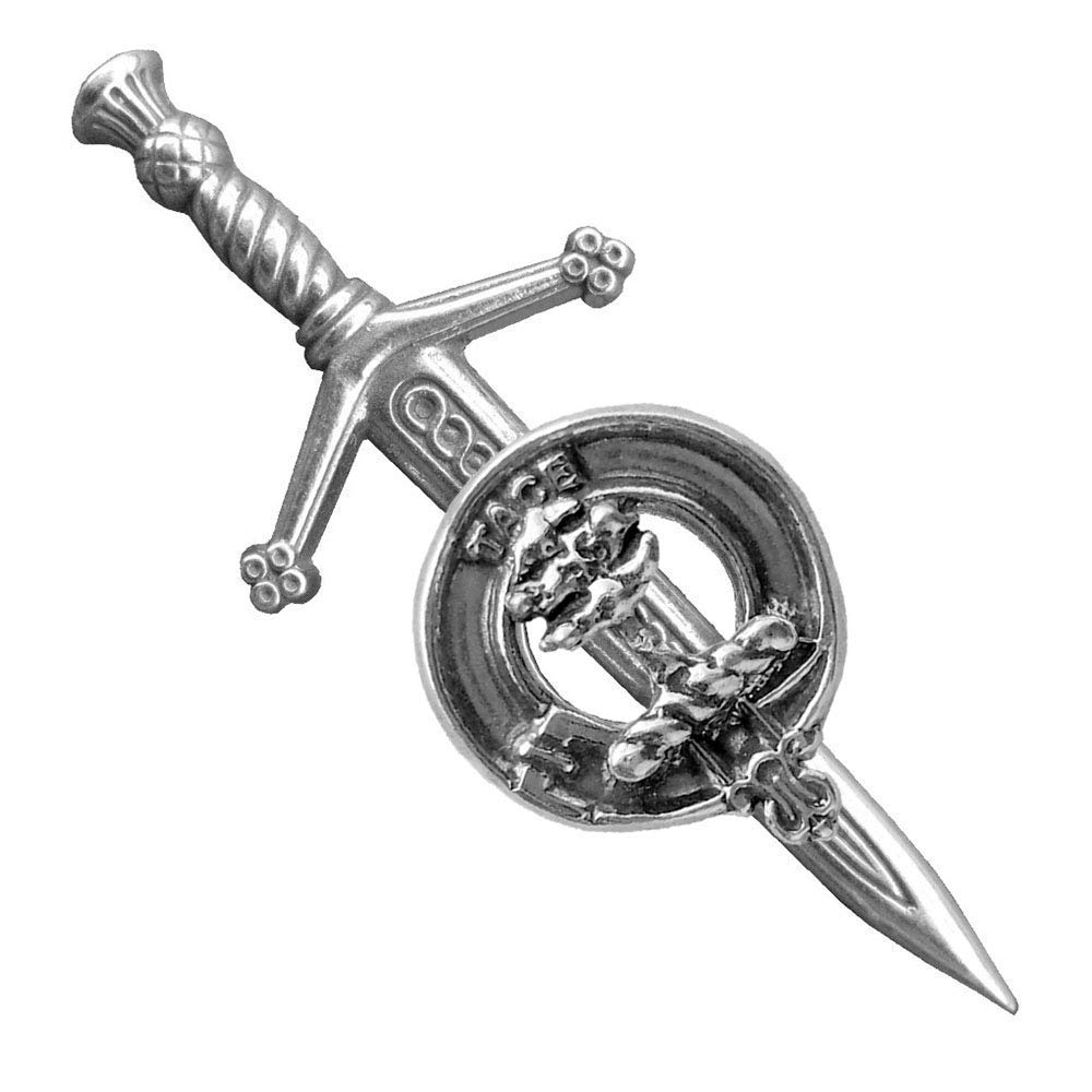 Abercrombie Scottish Clan Small Kilt Pin - Traditional Celtic Brooch for Tartan Kilts & Plaid Skirts - Perfect for Highland Dances, Weddings & Scottish Festivals