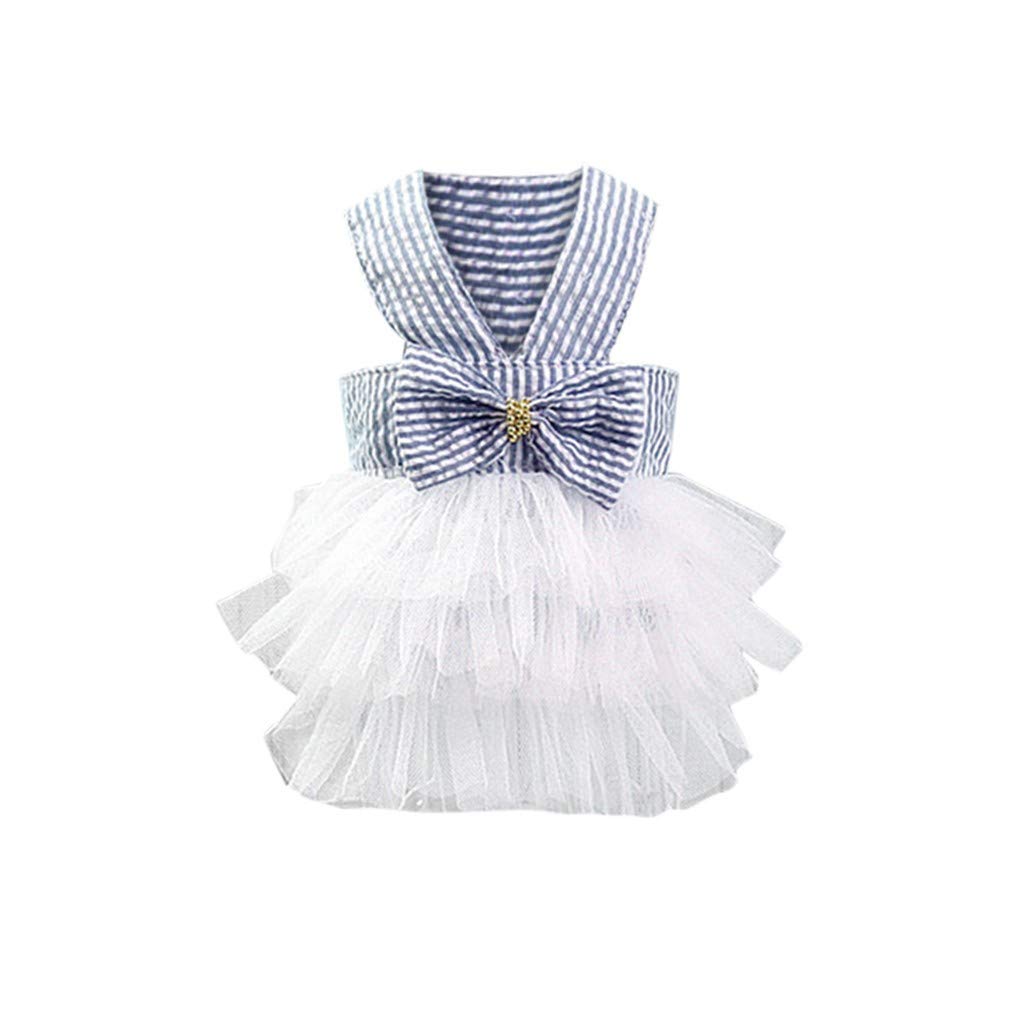 Breathable Striped Dog Shirt - Casual Pet Outfits for Daily Wear