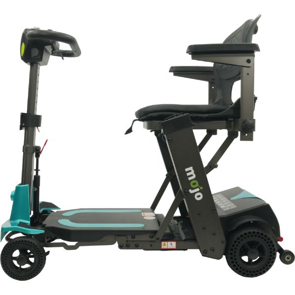 MOJO Automatic Folding Scooter - Lightweight & Portable Mobility Scooter for Adults & Seniors - Perfect for Travel, Shopping & Outdoor Adventures