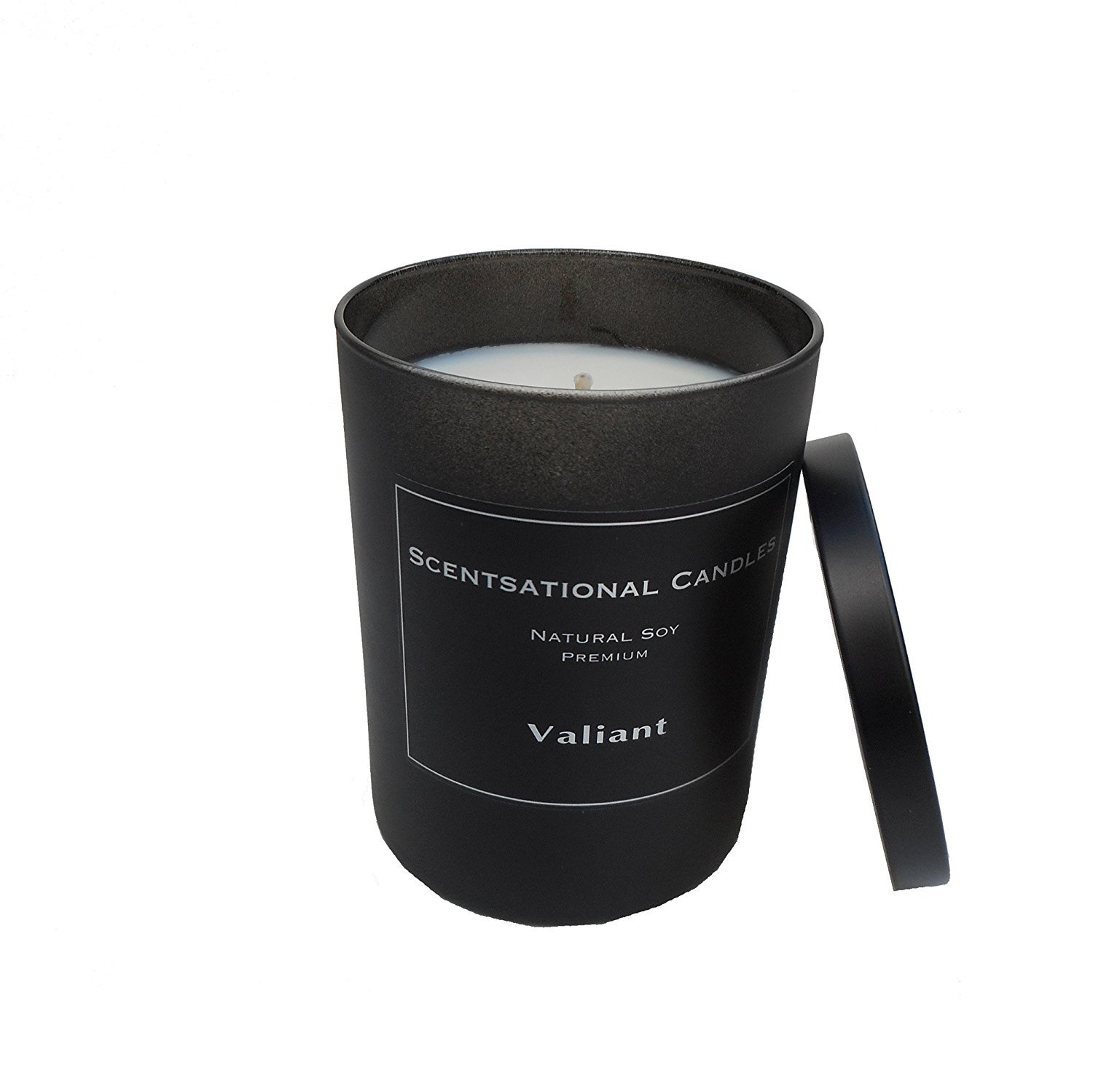 Premium Soy Candle for Men - Scentsational Valiant Scented Candle | Long-Lasting, Natural Wax | Perfect for Home, Office & Romantic Gifts